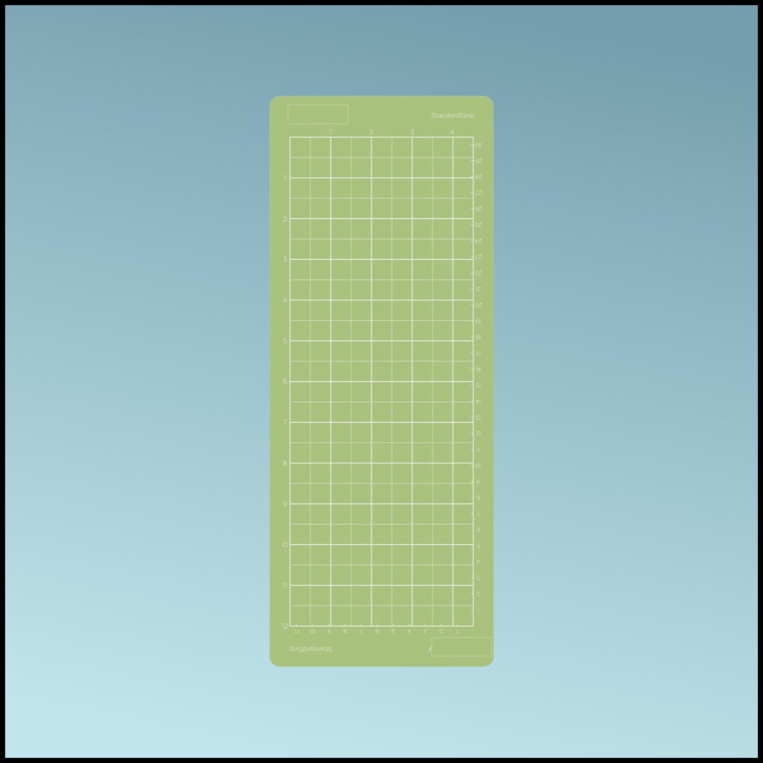 ULTRAKRAFT Cutting mat for Cricut JOY machines - 4.5” x 12” - Green Standard Tack