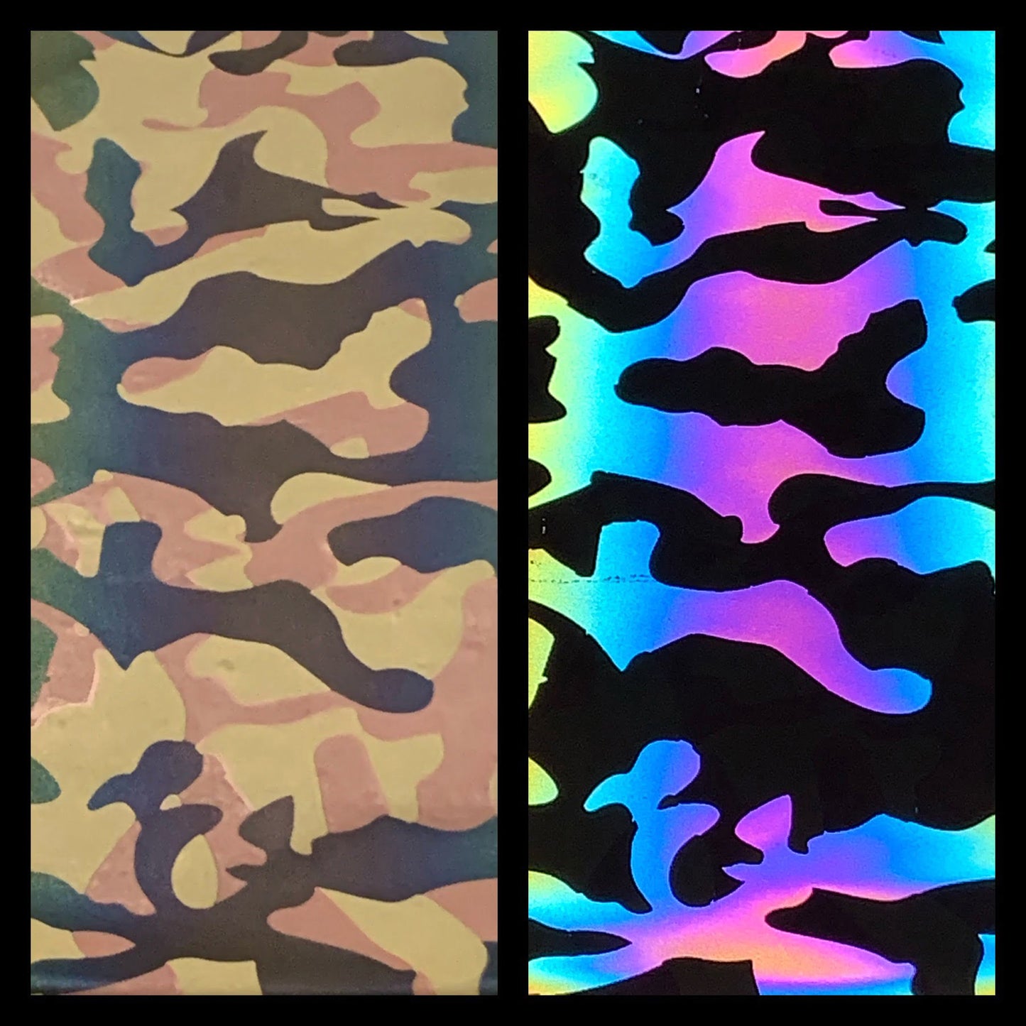 UltraFlex Heat Transfer Vinyl - Holo Reflective - Desert Camo