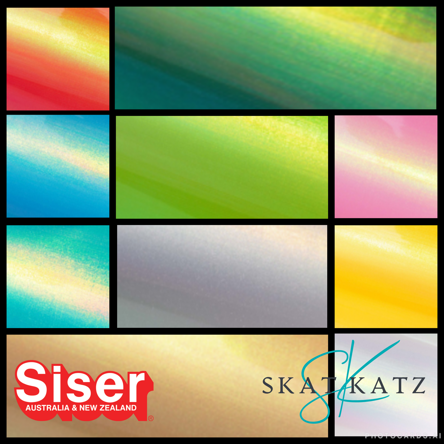 Siser Curated Colour Palette - Aurora