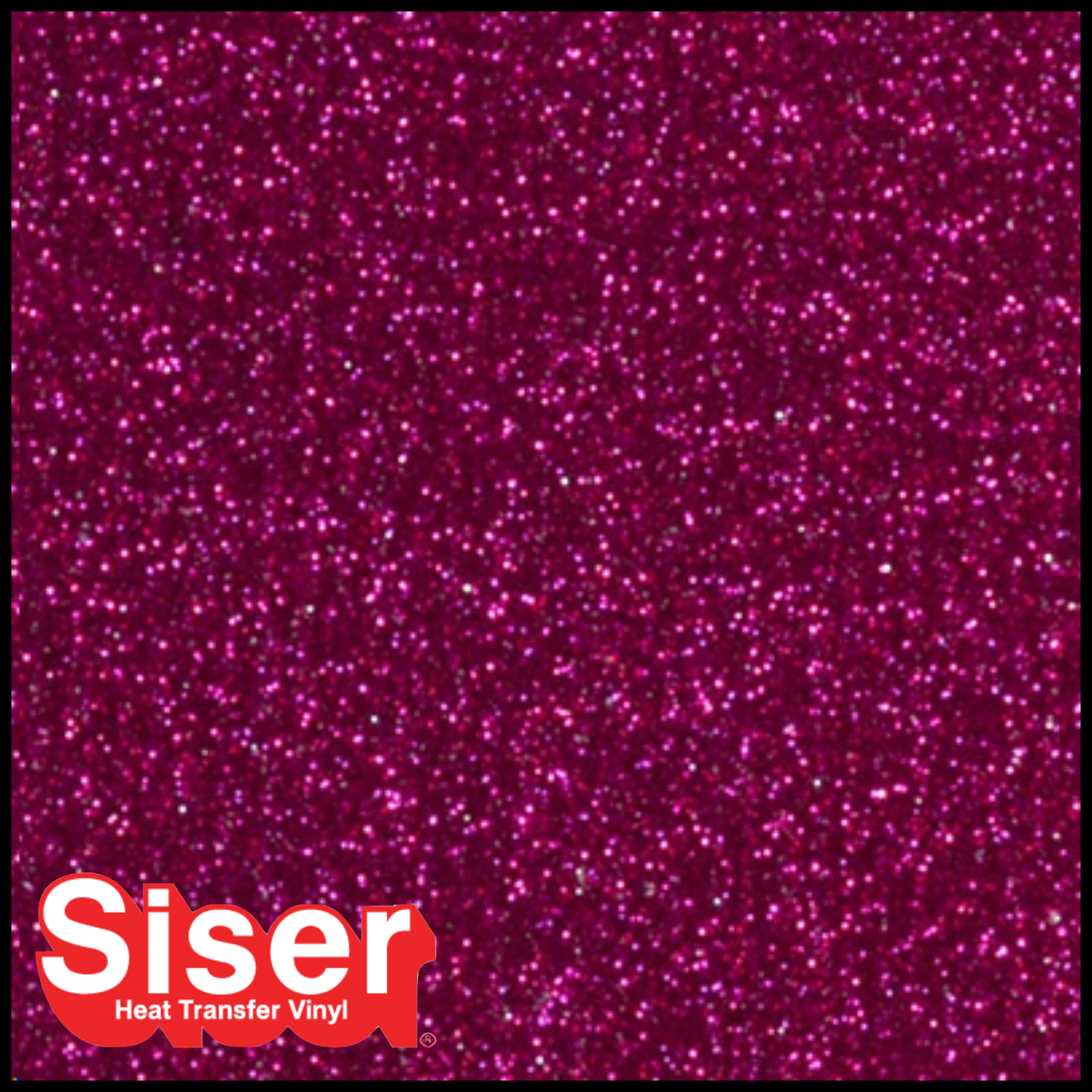 SISER® GLITTER Heat Transfer Vinyl - HOT PINK