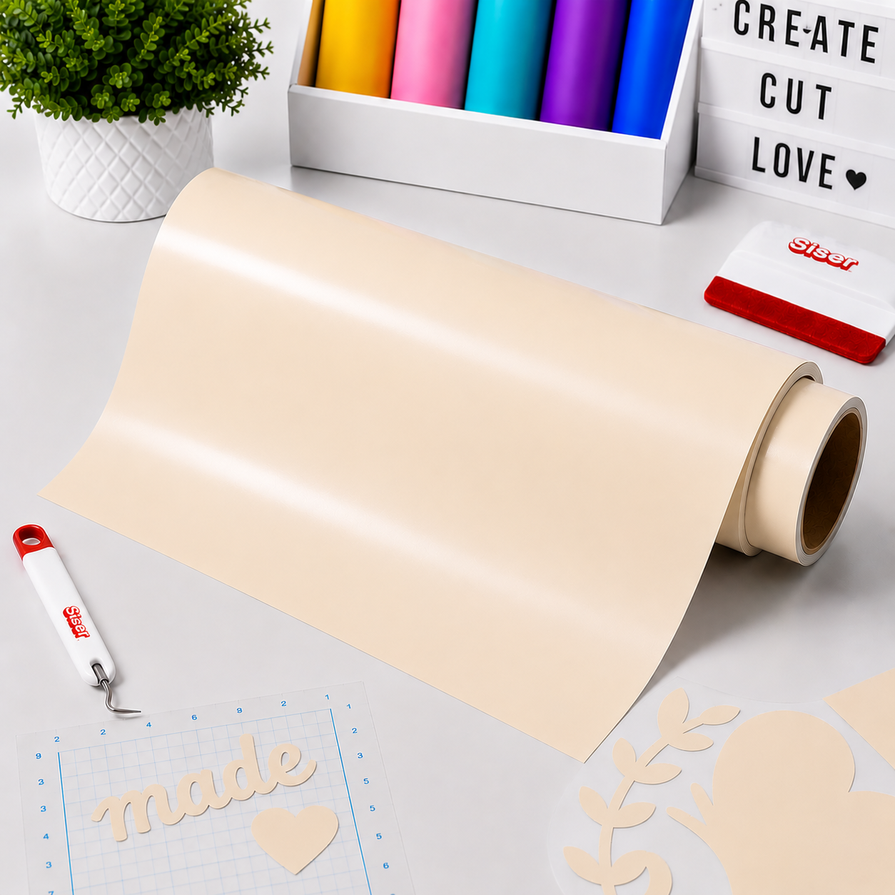 SISER®Heat Transfer Vinyl - Hi-5 ECRU