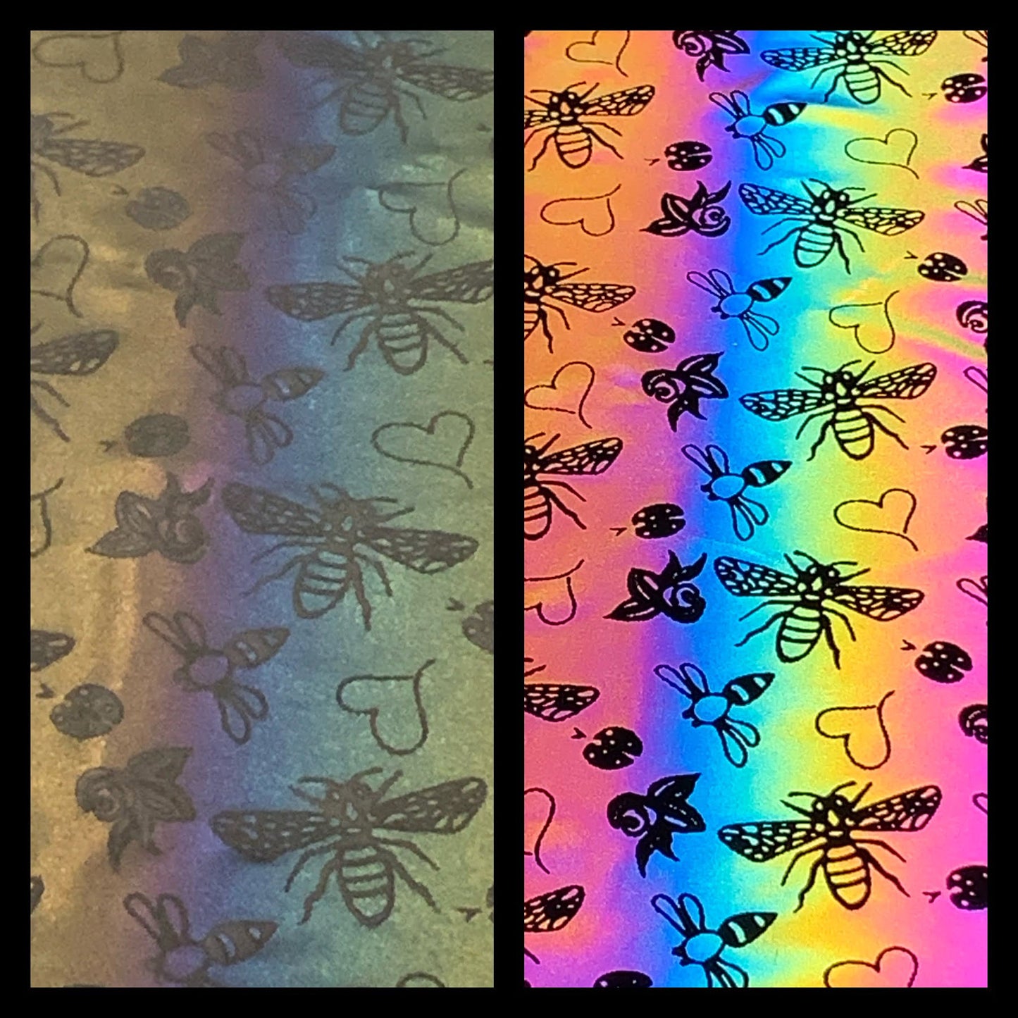 UltraFlex Heat Transfer Vinyl - Holo Reflective - Bees