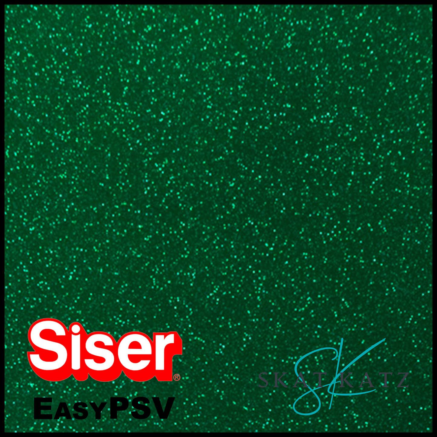 Siser Starling EasyPSV® Permanent Glitter Adhesive - Emerald Envy