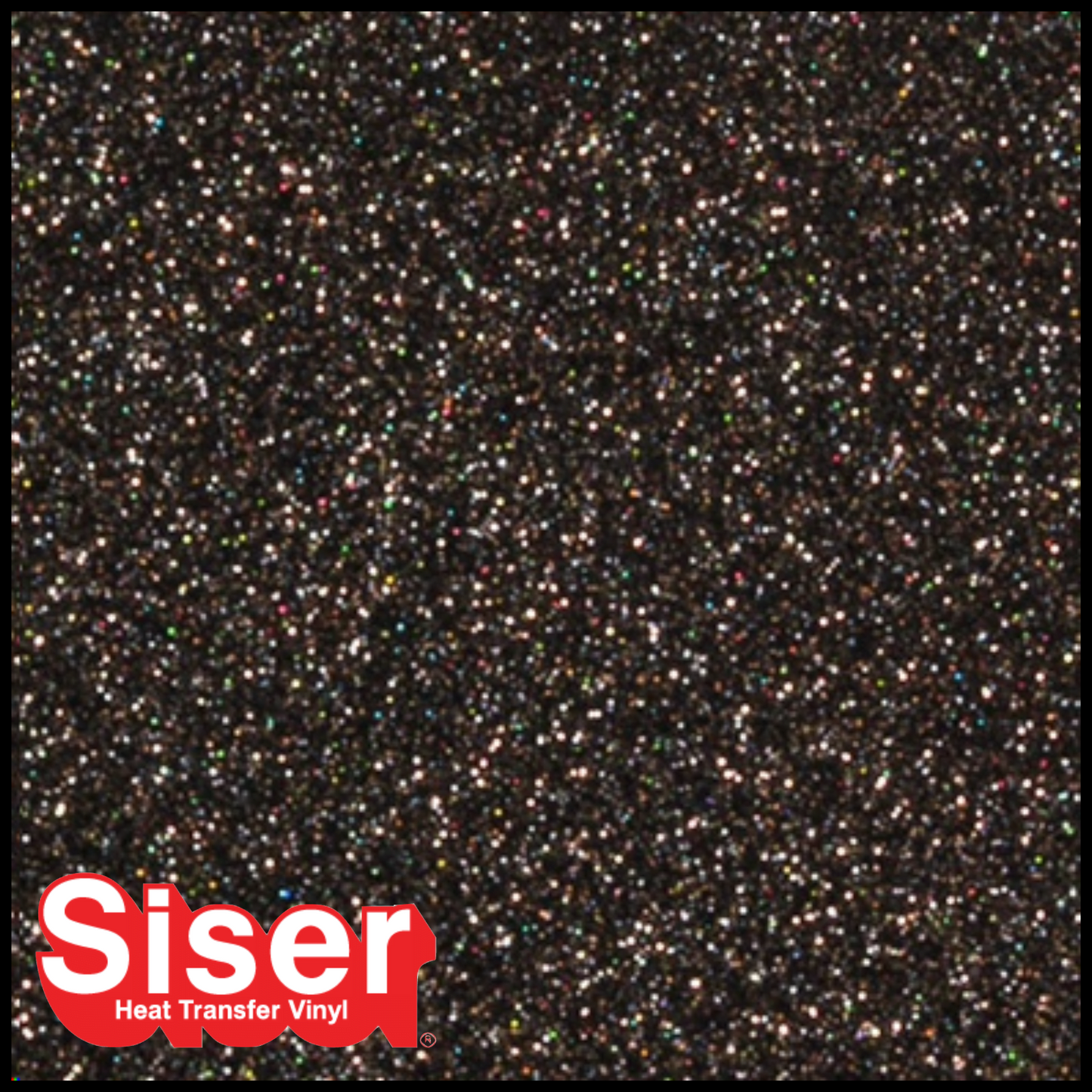 SISER® GLITTER Heat Transfer Vinyl - DARK WALNUT
