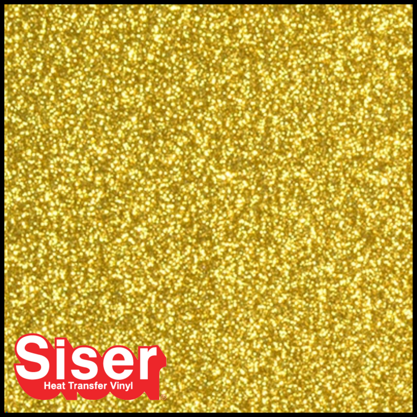 SISER® GLITTER Heat Transfer Vinyl - GOLD