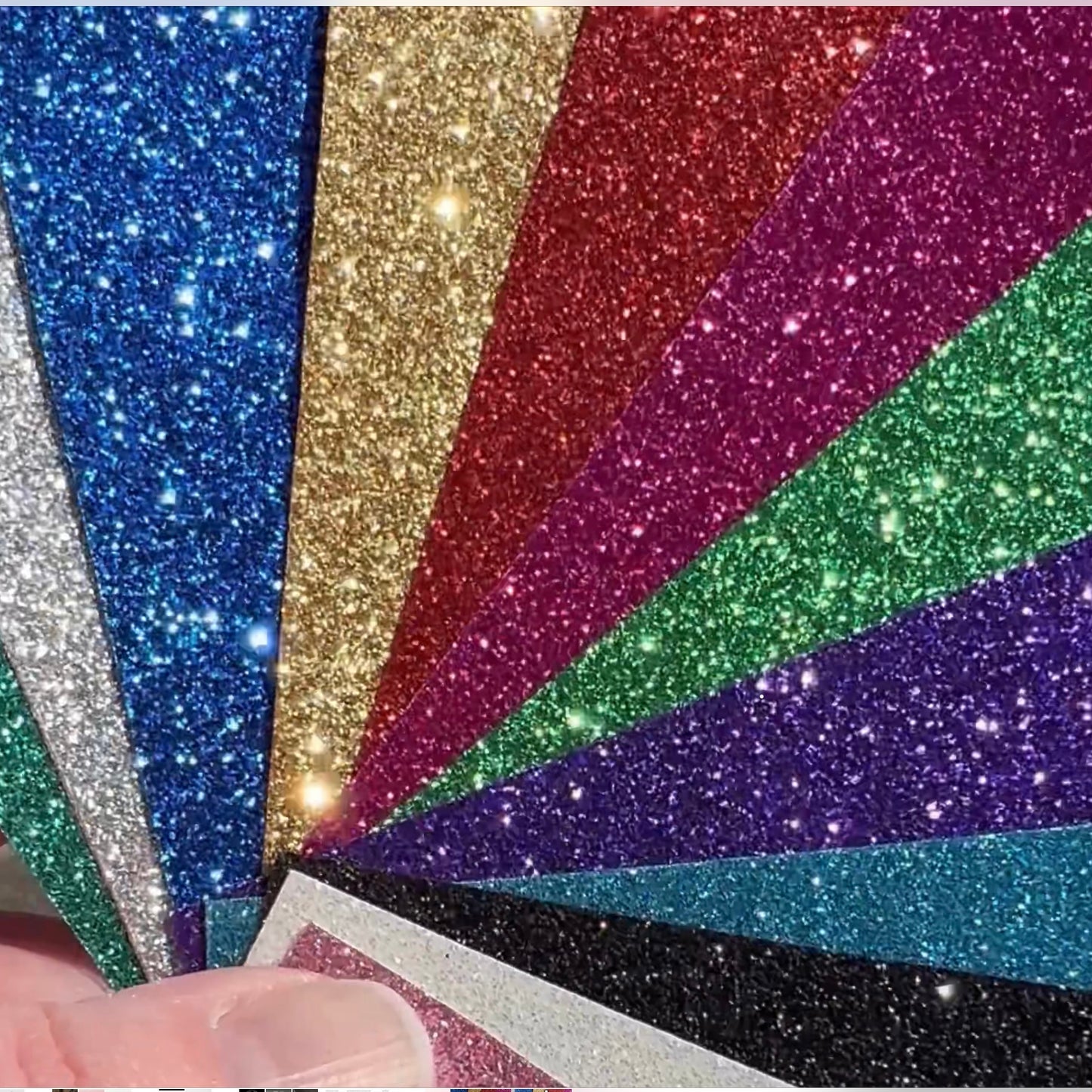 UltraKraft Glitter Cardstock - SILVER