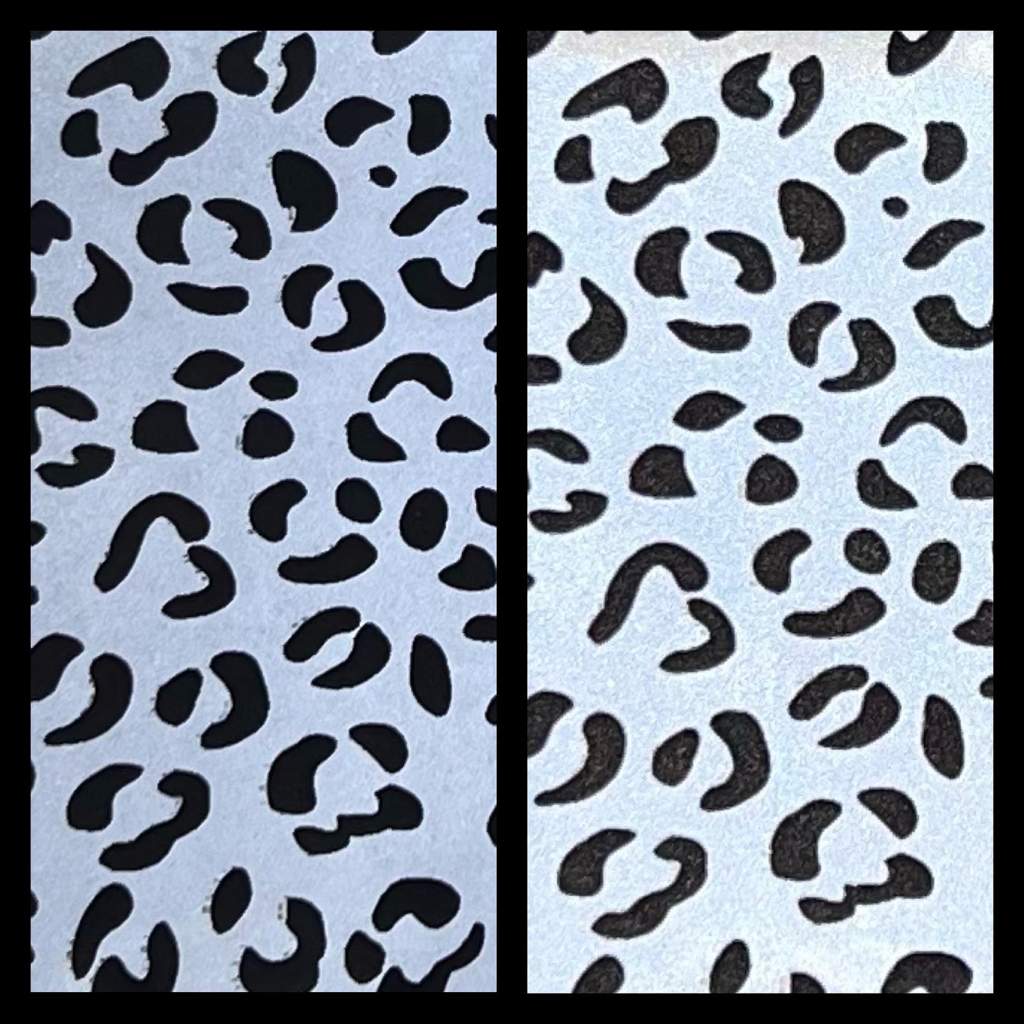 UltraFlex Heat Transfer Vinyl - Silver Reflective Leopard