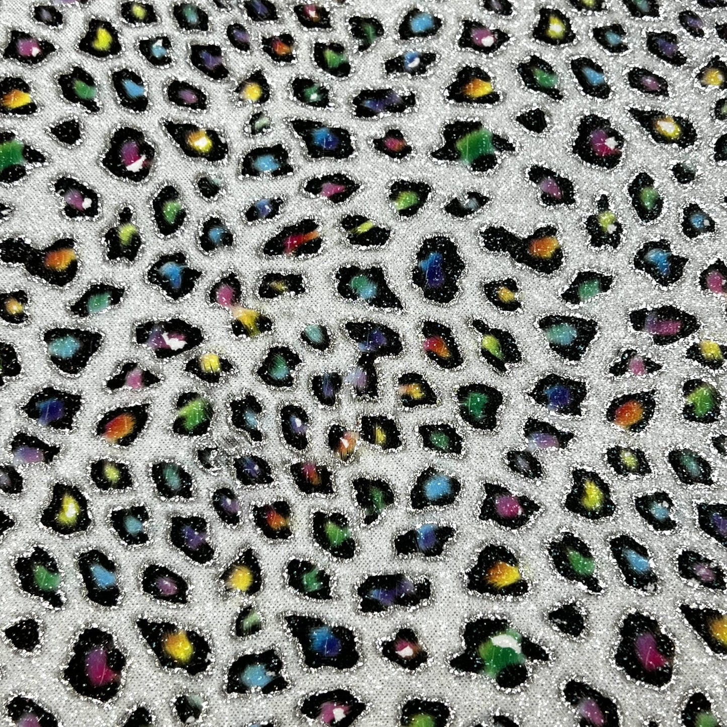 UltraKraft Adhesive Vinyl - Sparkle Glitter Leopard Skin