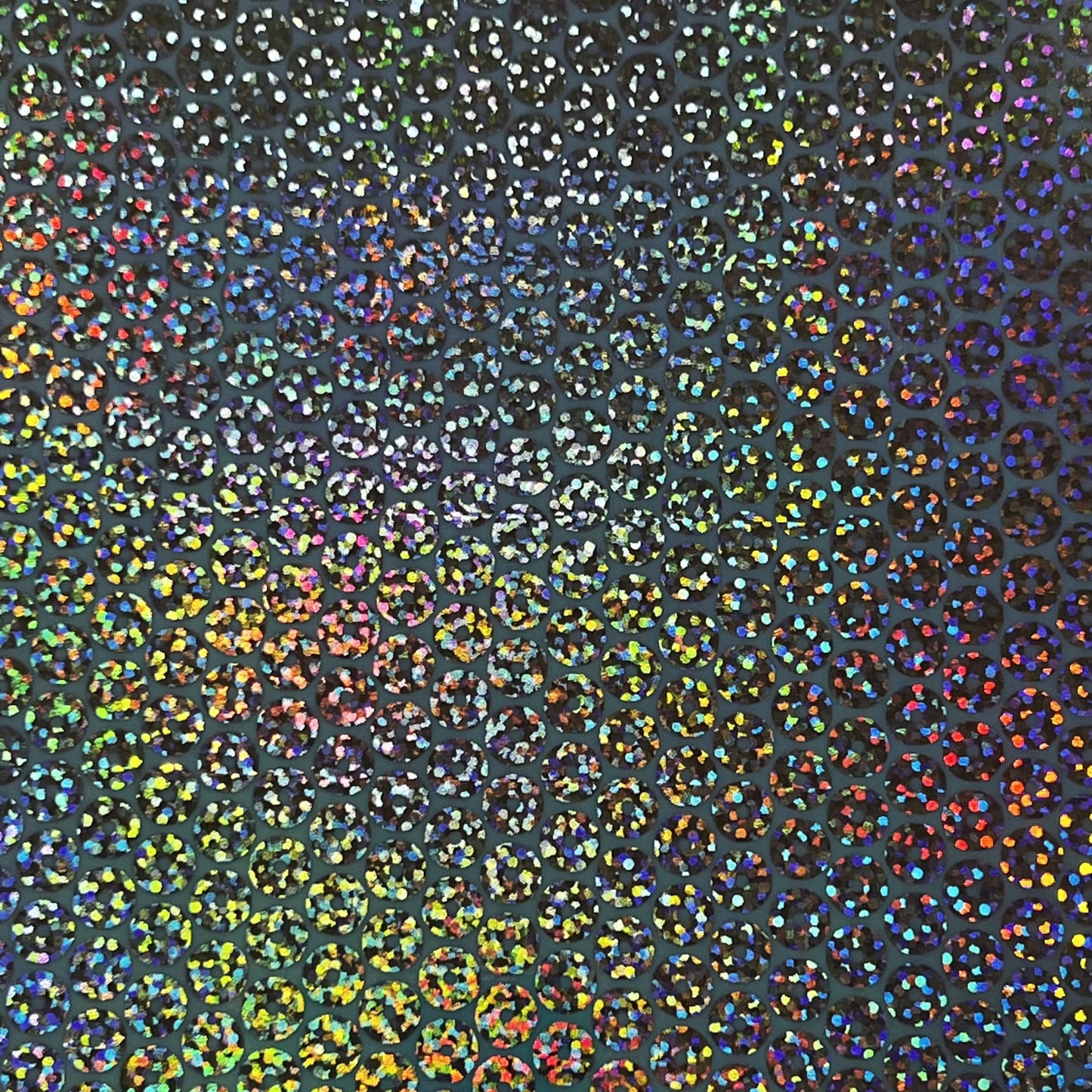 UltraKraft Adhesive Vinyl - Holographic Silver Sequins