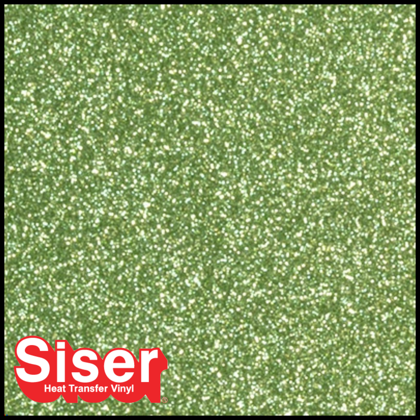 SISER® GLITTER Heat Transfer Vinyl - LIGHT GREEN