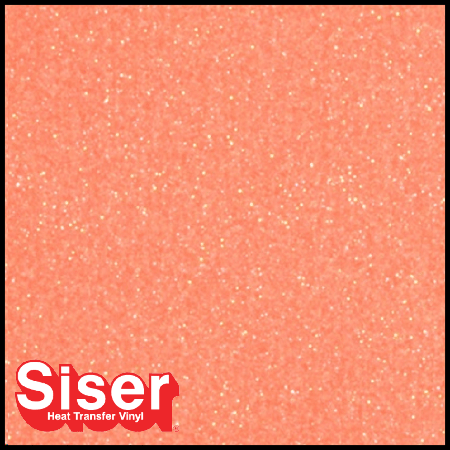 SISER® GLITTER Heat Transfer Vinyl - NEON GRAPEFRUIT