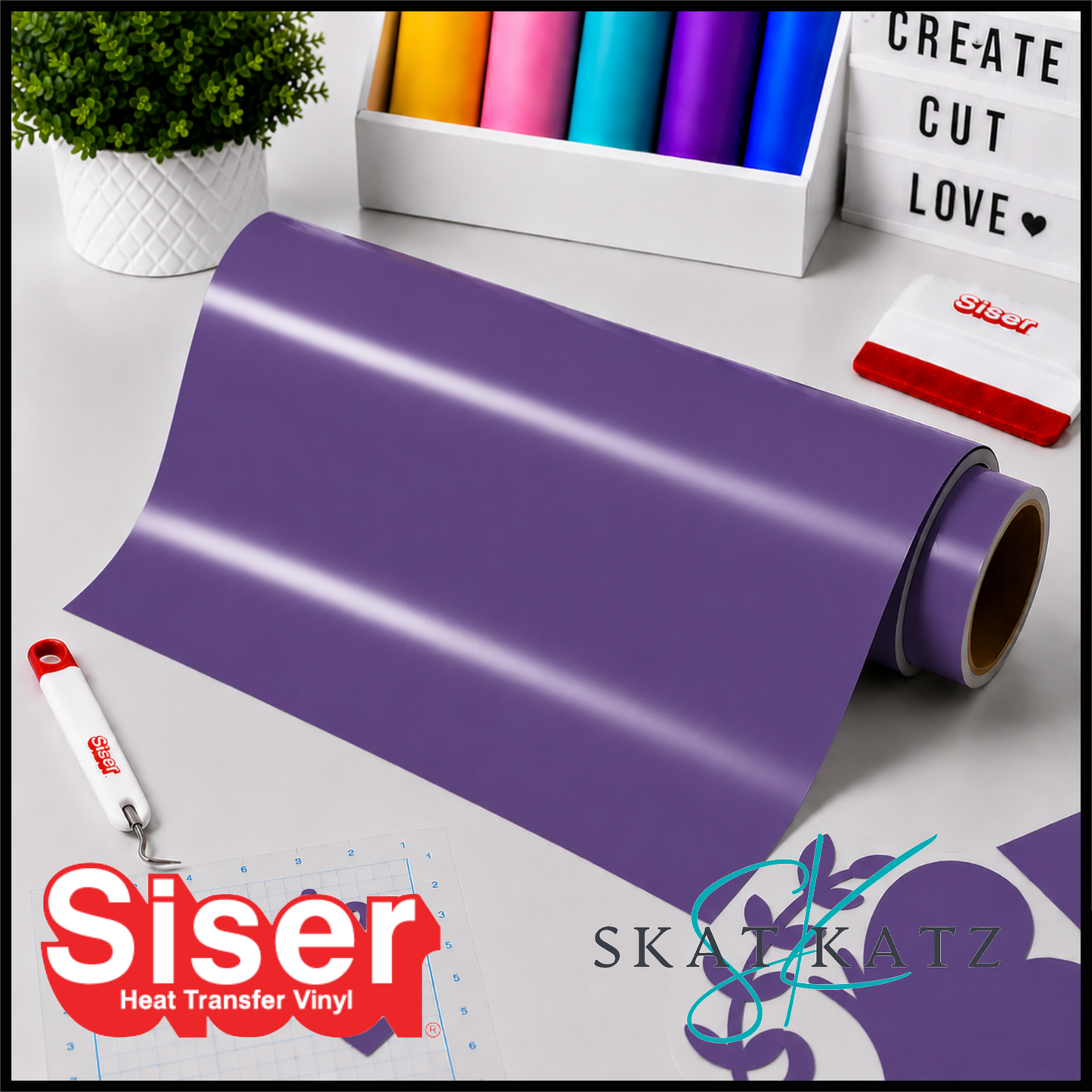 SISER®Heat Transfer Vinyl - Hi-5 PALE PURPLE