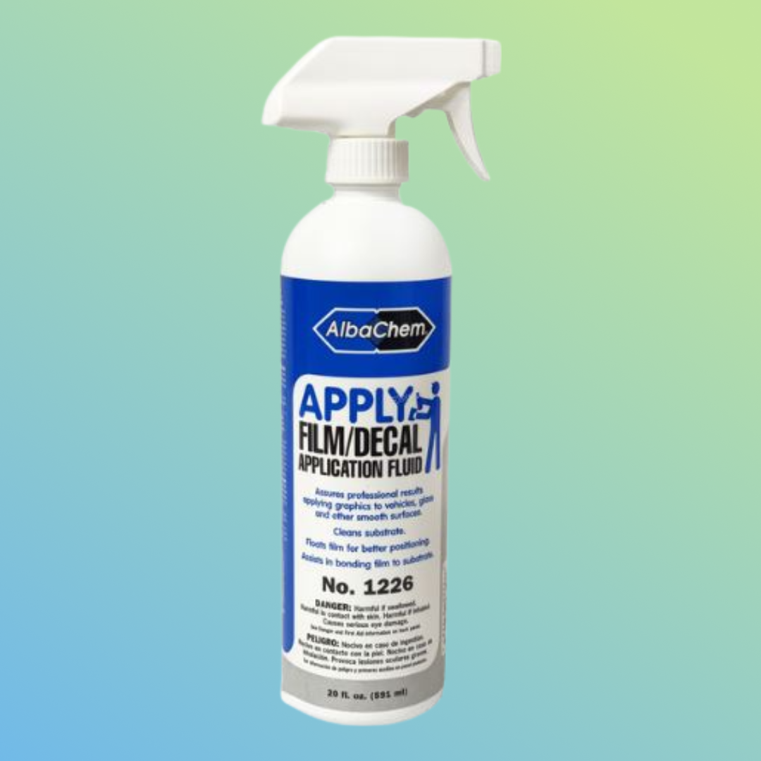 AlbaChem® APPLY Application Fluid for adhesive decals/vinyls