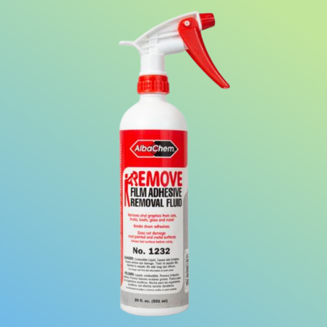 AlbaChem® REMOVE Film/Vinyl Adhesive Removal Fluid