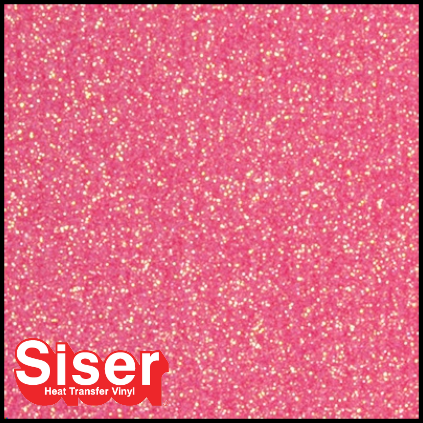 SISER® GLITTER Heat Transfer Vinyl - RAINBOW CORAL