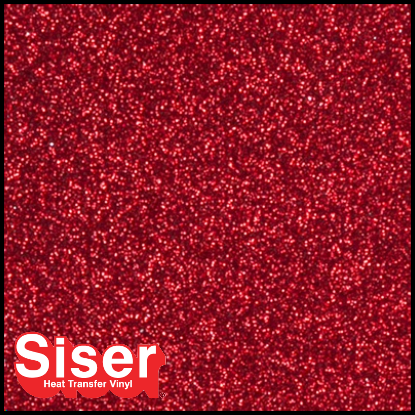SISER® GLITTER Heat Transfer Vinyl - RED
