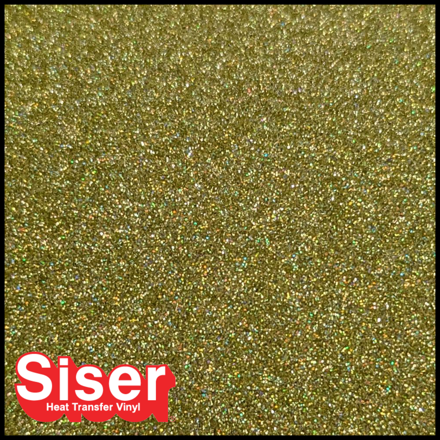 SISER® GLITTER Heat Transfer Vinyl - Retro Gold