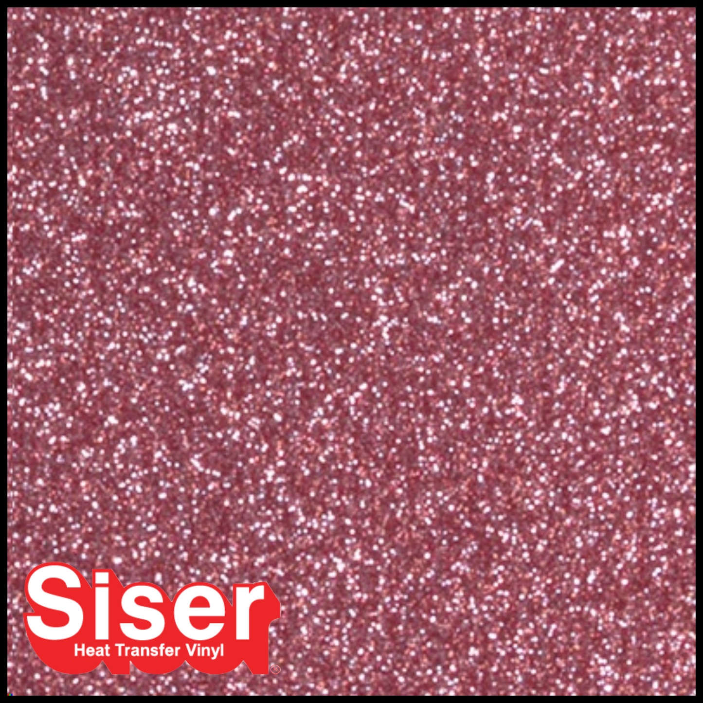SISER® GLITTER Heat Transfer Vinyl - ROSE GOLD