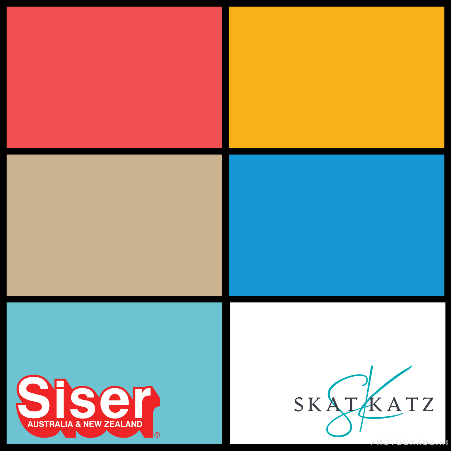 Siser Curated Colour Palette - Summer Tones
