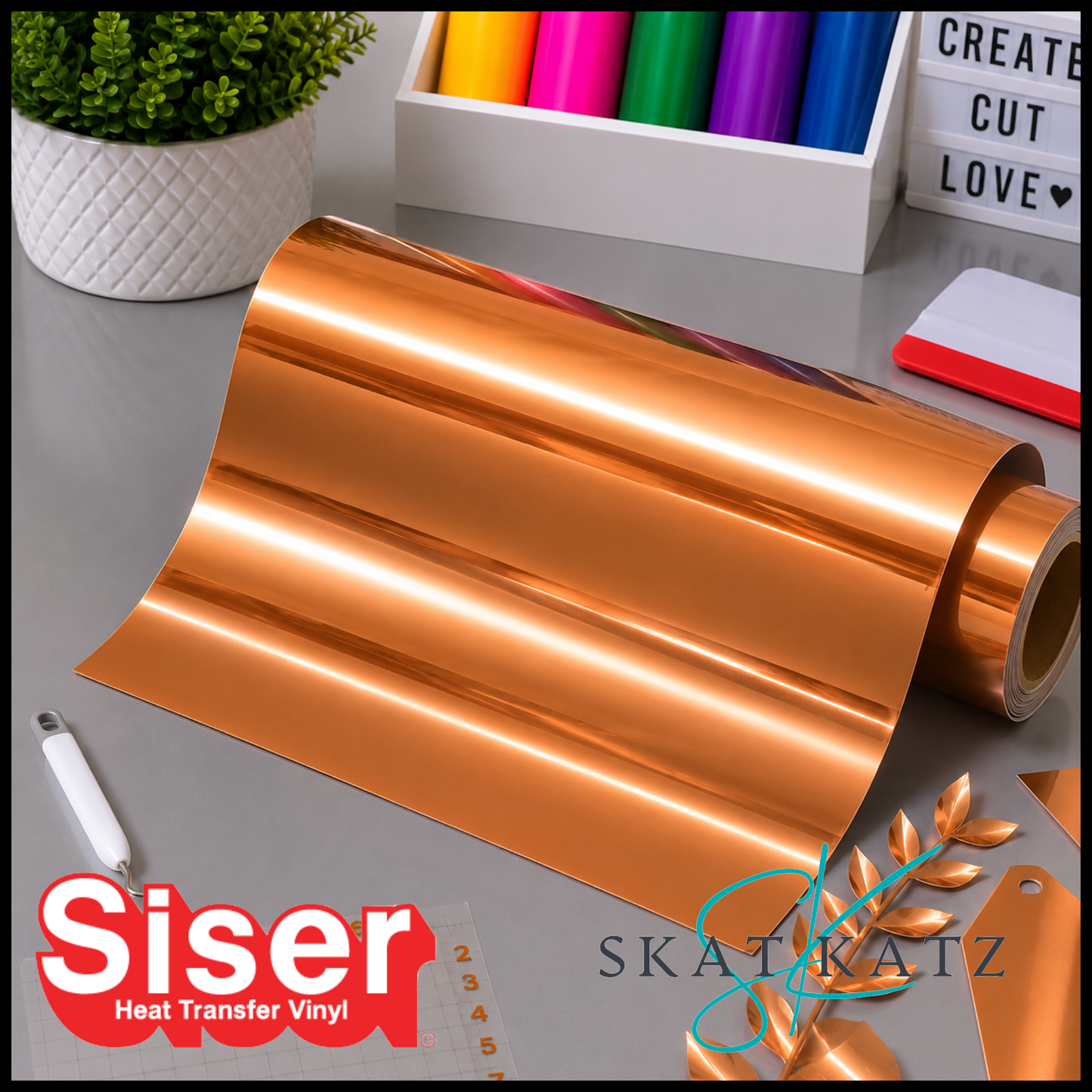 Siser Heat Transfer Vinyl - Metal Bronze