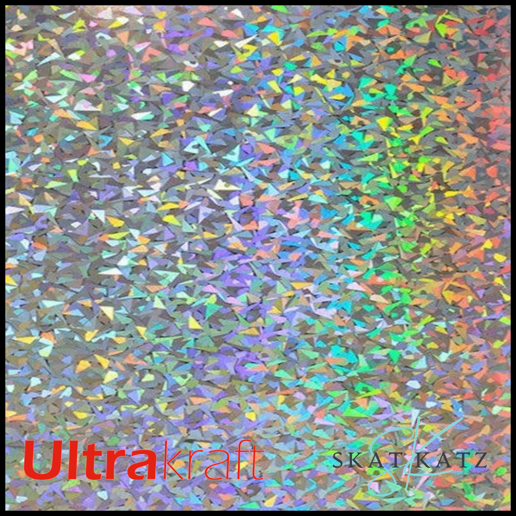 silver holographic card UltraKraft Premium Mirror Card 250gsm