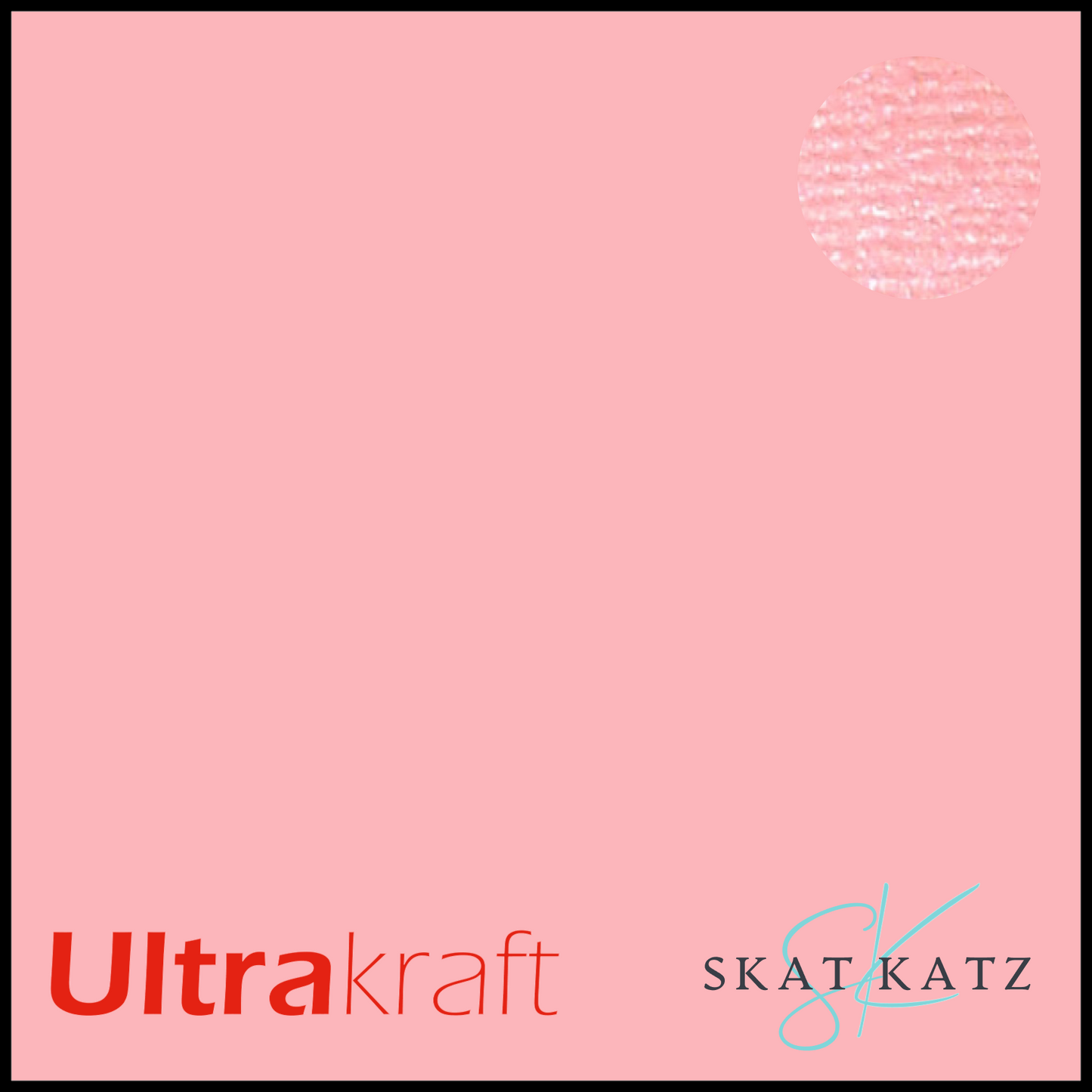 UltraKraft Premium Pearlised Textured Cardstock - Fairy Pink