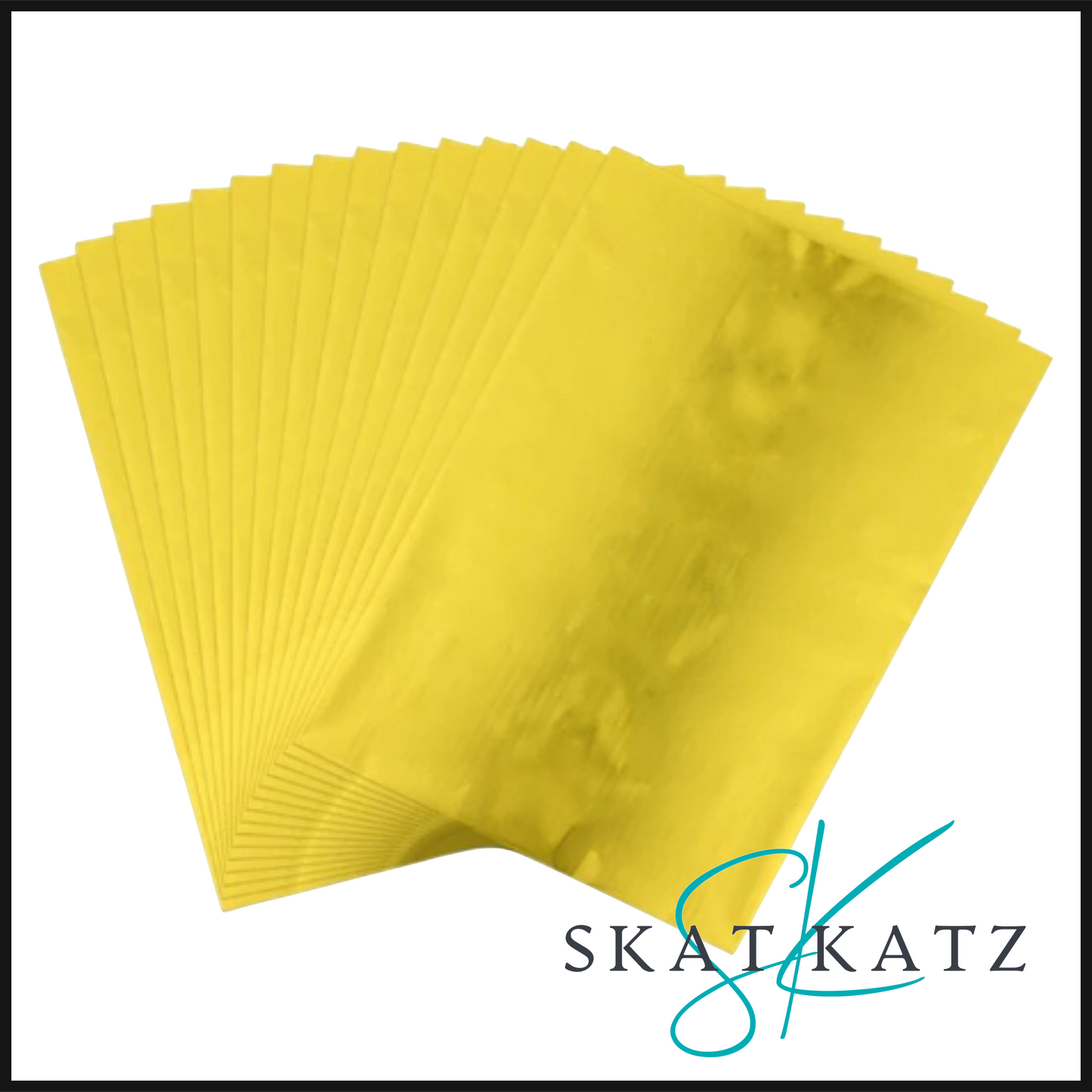 Heat Reactive Foil - A4 10pk - Yellow Gold