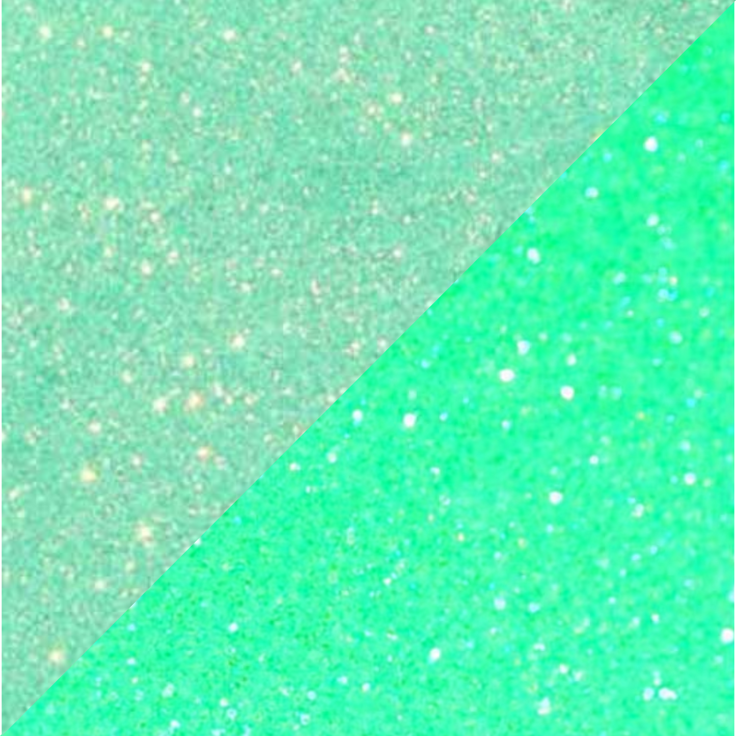 ULTRAFLEX Heat Transfer Vinyl GLITTER - GLOW - Mint/Green