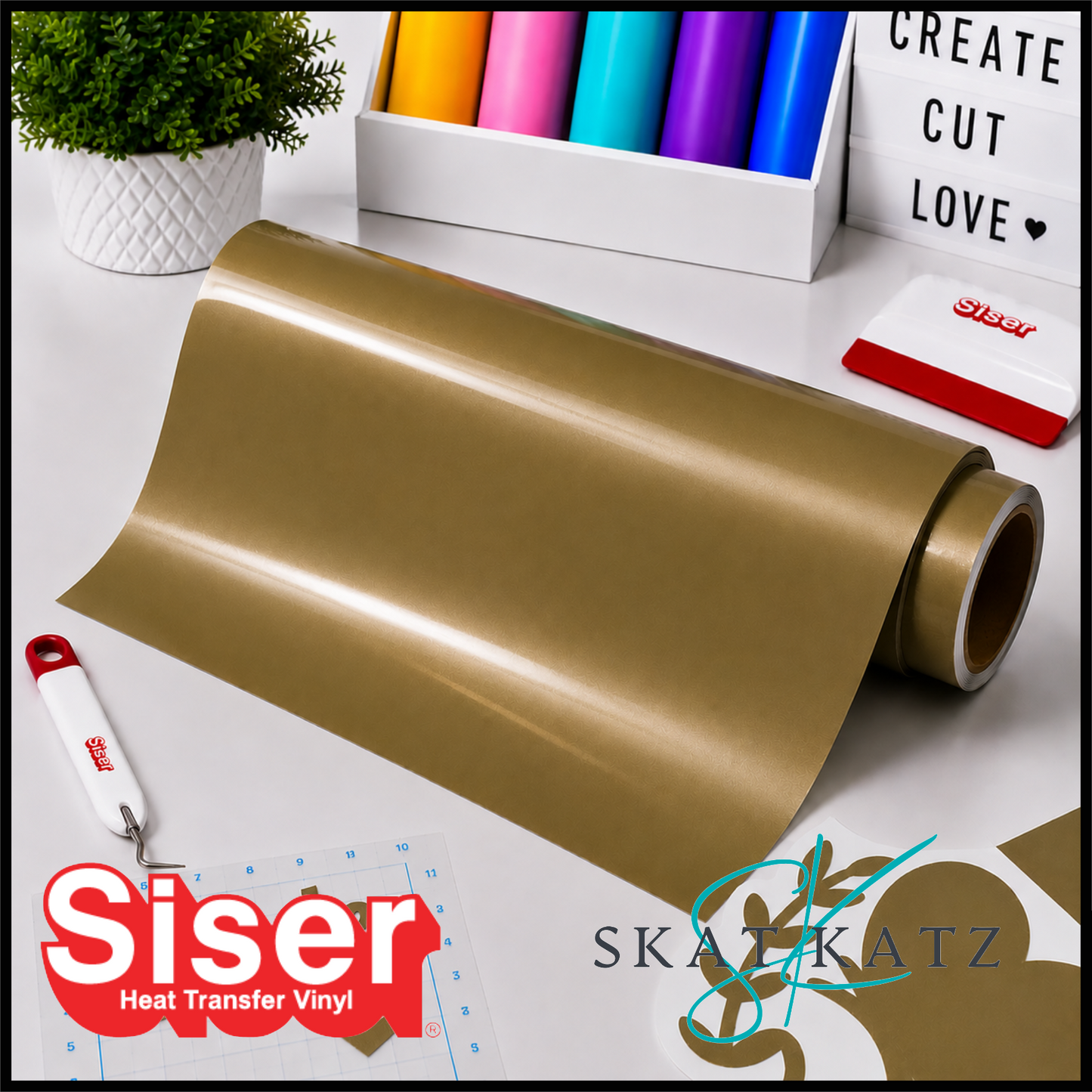 SISER®Heat Transfer Vinyl - Hi-5 GOLD