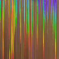UltraFlex Heat Transfer Vinyl Flex Foil - Rain Holo Gold