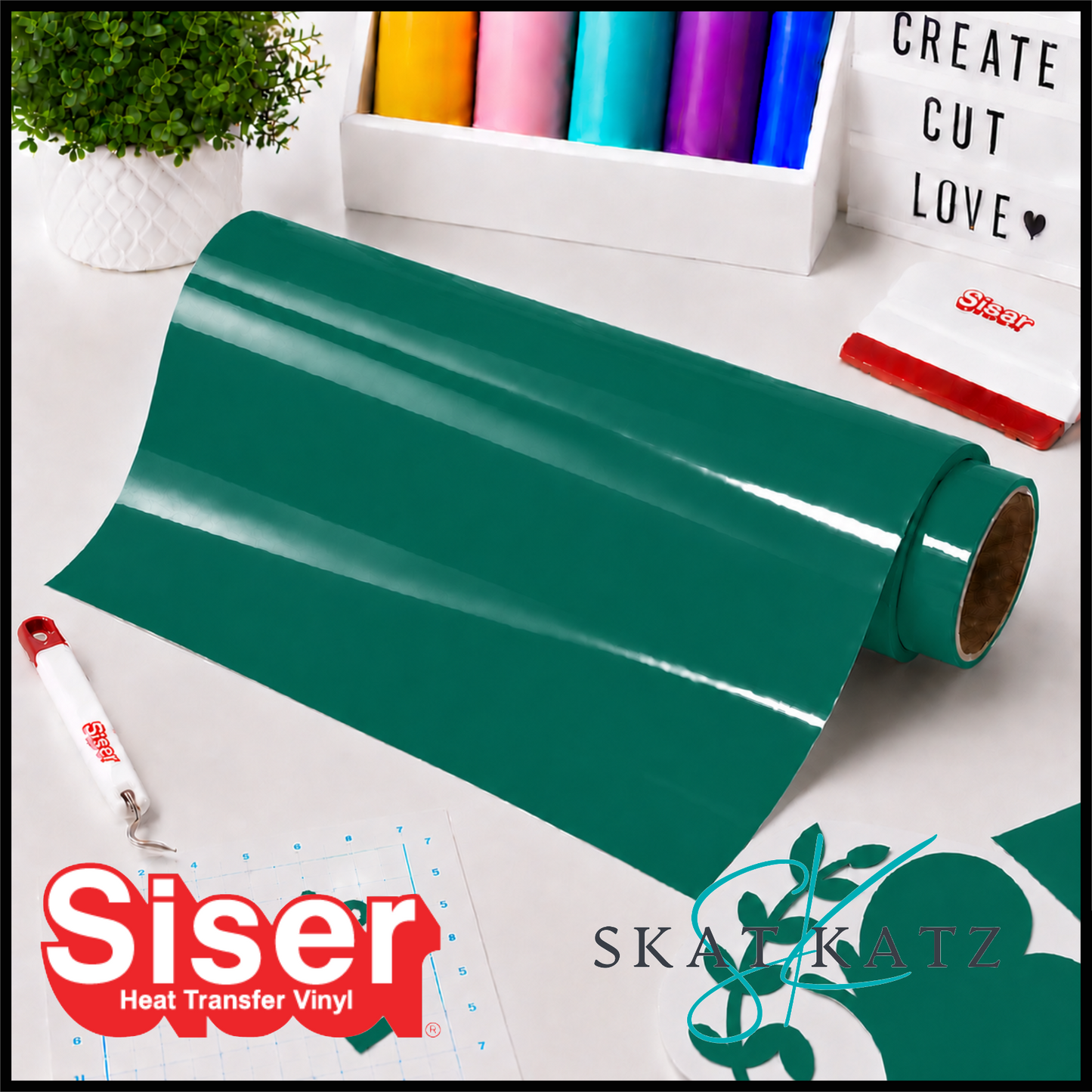 SISER®Heat Transfer Vinyl - Hi-5 GREEN