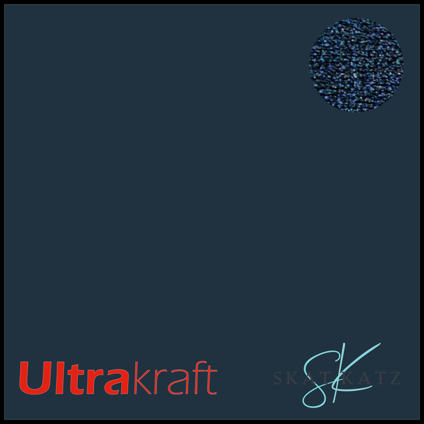 UltraKraft Premium Pearlised Textured Cardstock - Hematite Glimmer