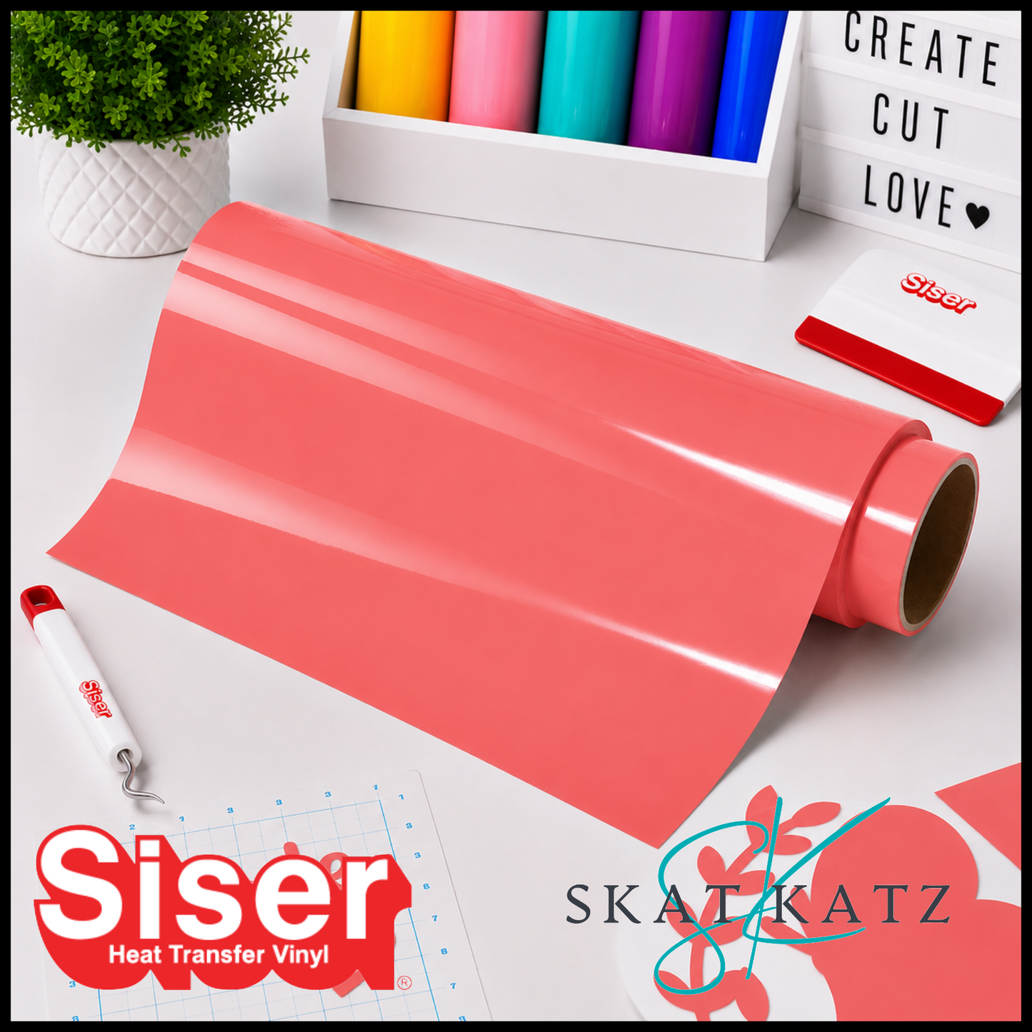 SISER EasyWeed® Heat Transfer Vinyl - HIBISCUS