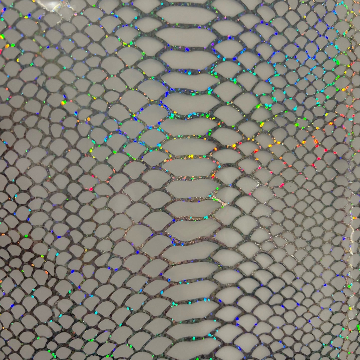 UltraFlex Heat Transfer Vinyl - Translucent Silver Holo Snake