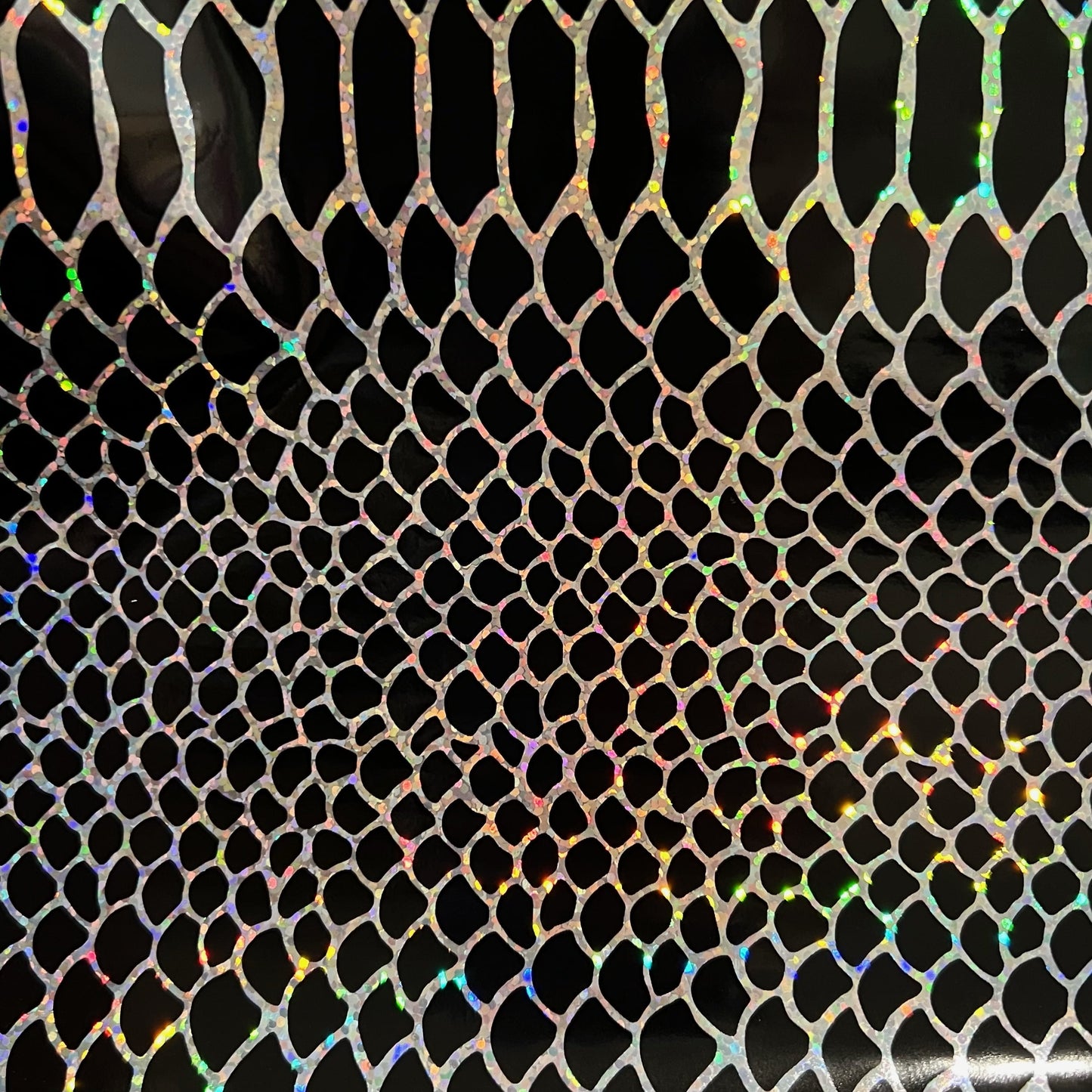 UltraFlex TPU (stretch) Heat Transfer Vinyl - Black Holo Snake