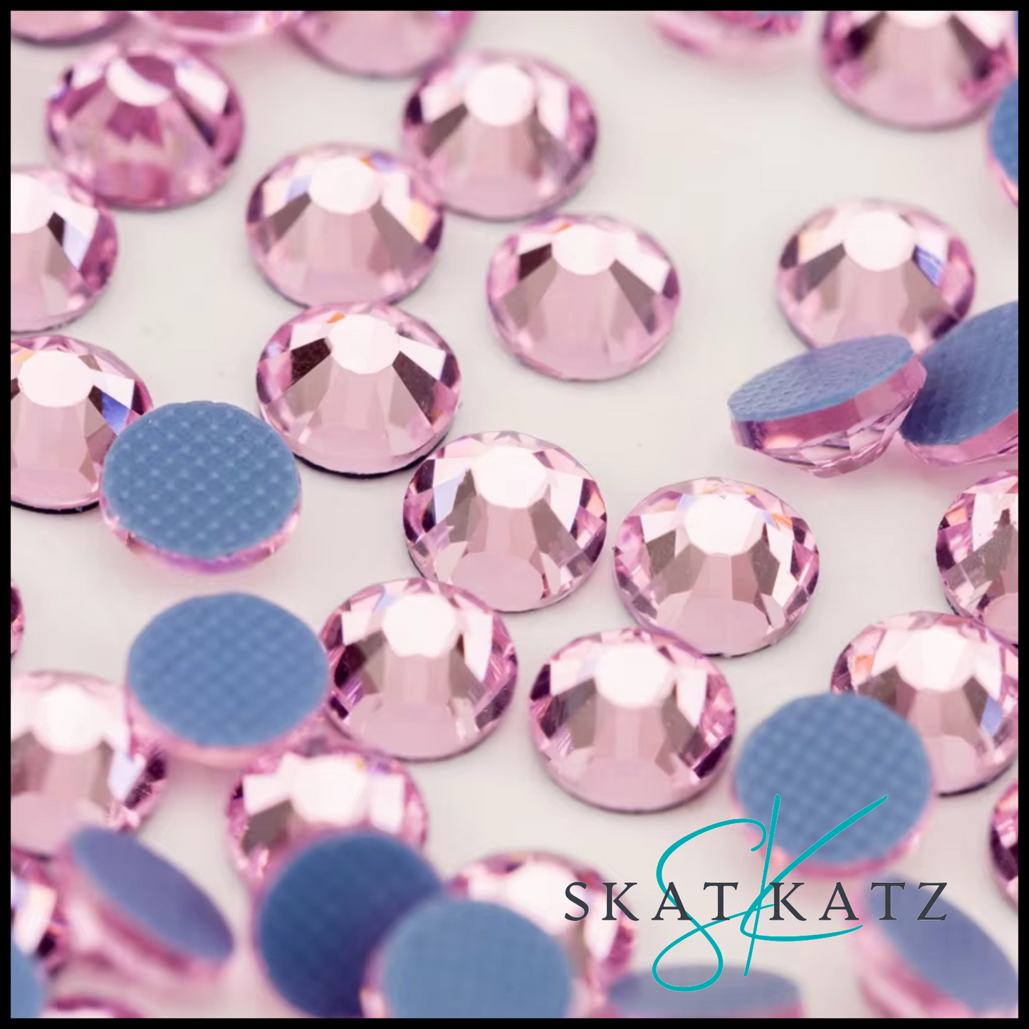 Hot Fix Strass Crystal Rhinestones - Light Rose