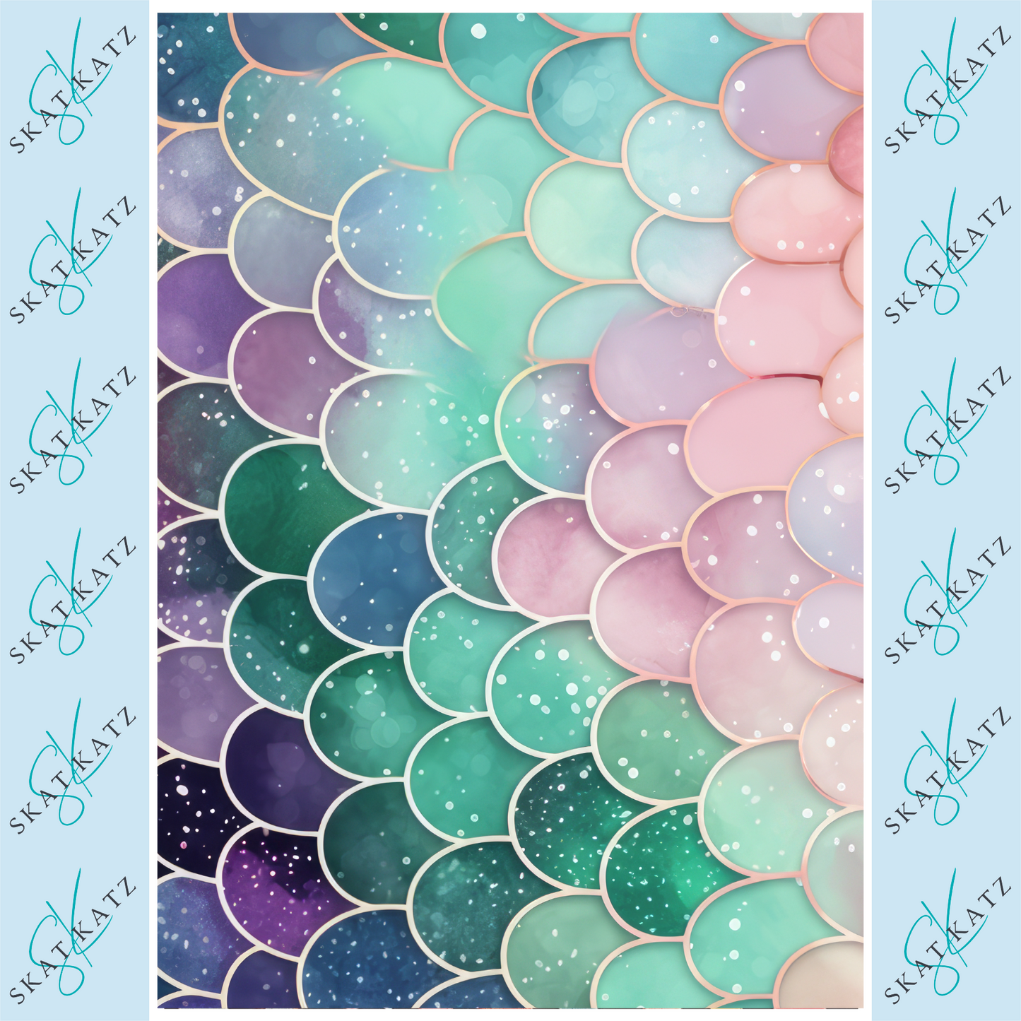 Inkfusible A4 Sheet - Mermaid #6