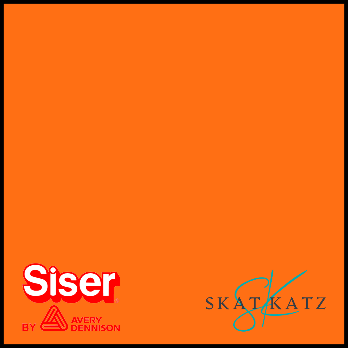 Adhesive Siser Easy PSV Starling - Orange Soda