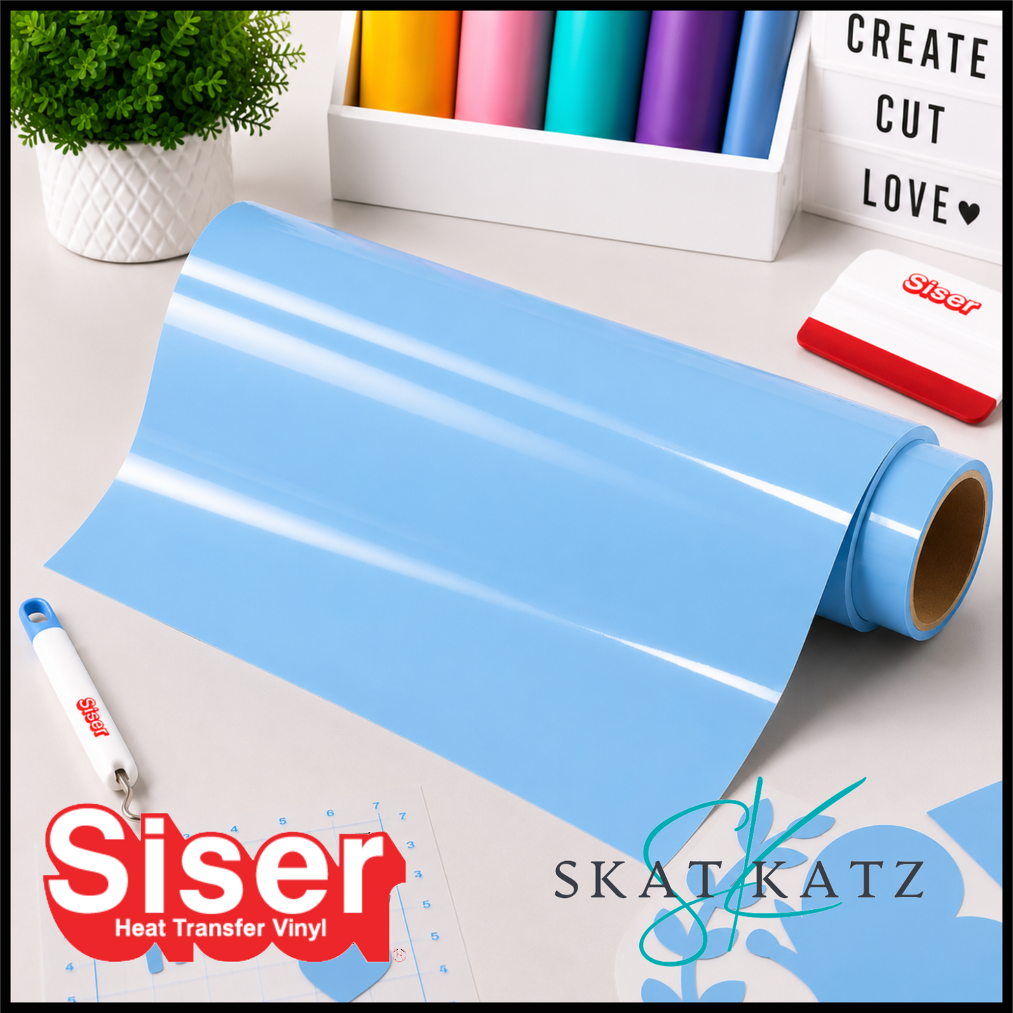 SISER®Heat Transfer Vinyl - Hi-5 PALE BLUE