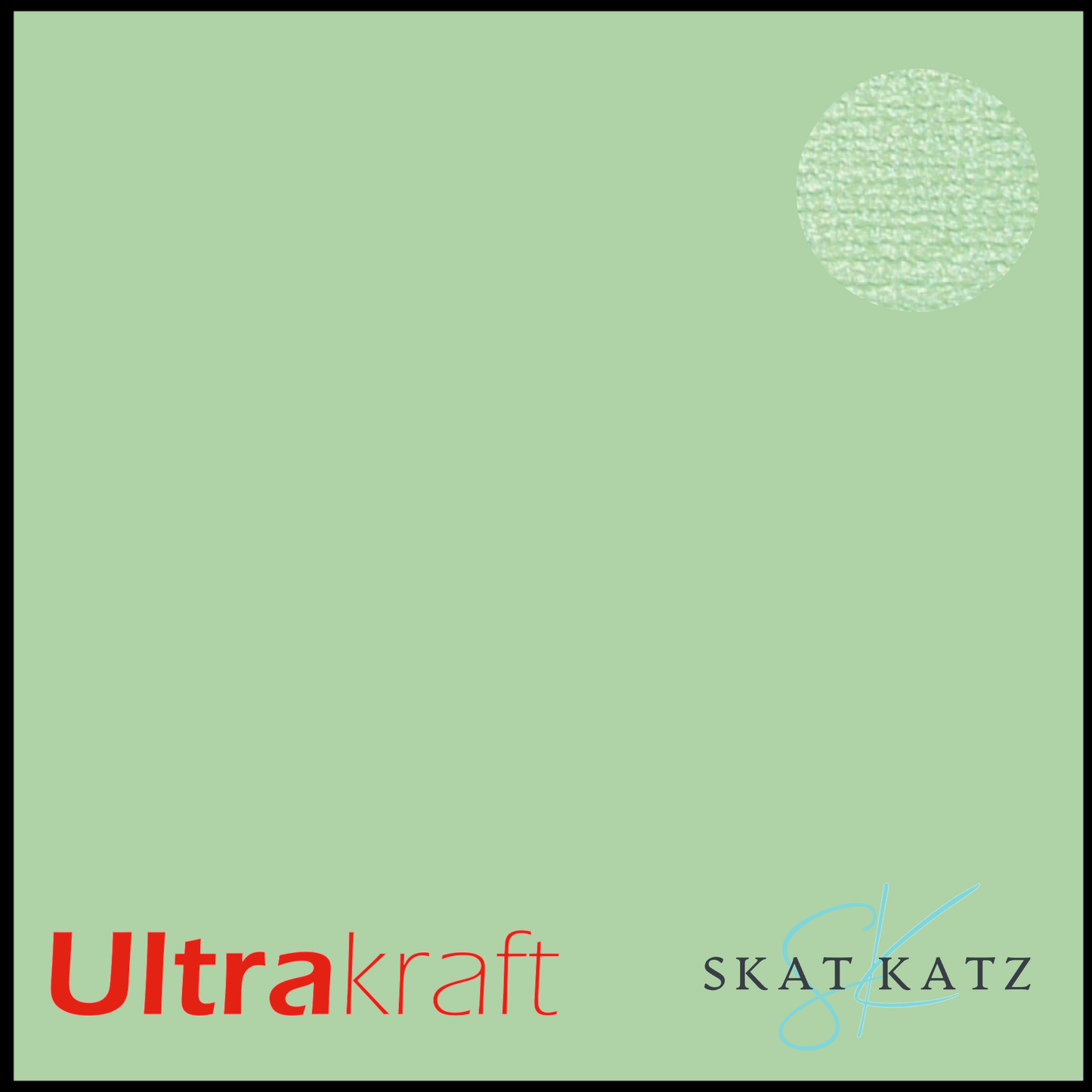 UltraKraft Premium Pearlised Textured Cardstock - Pistachio Cream