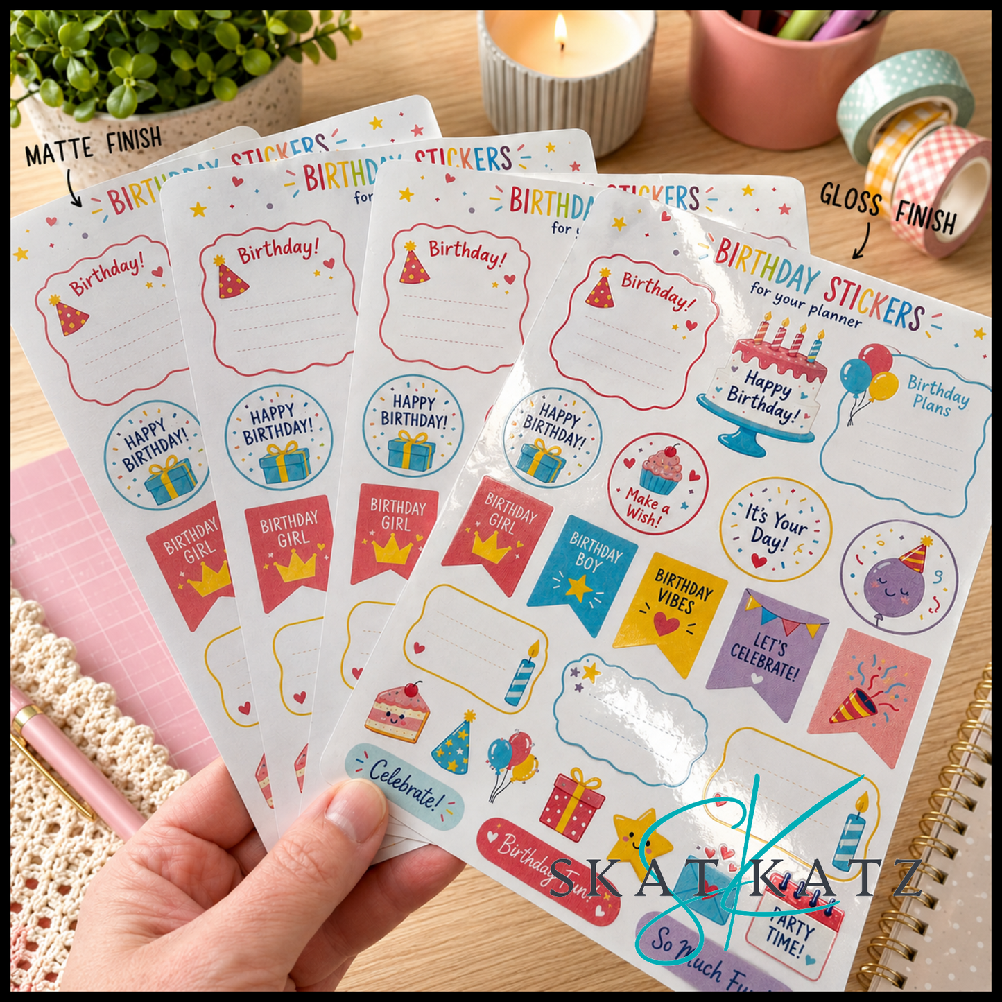 Birthday Sticker Sheet