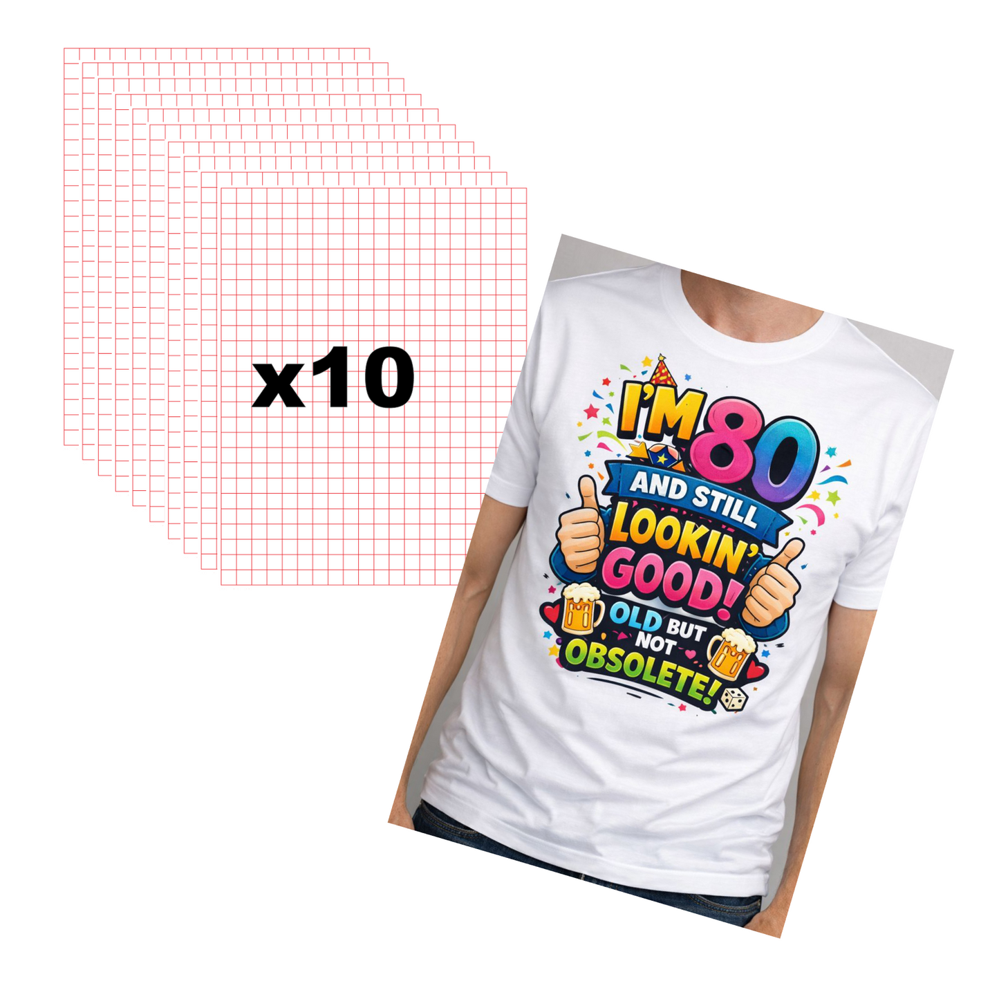 Print Pro for LIGHT Fabrics - 10 sheet pack