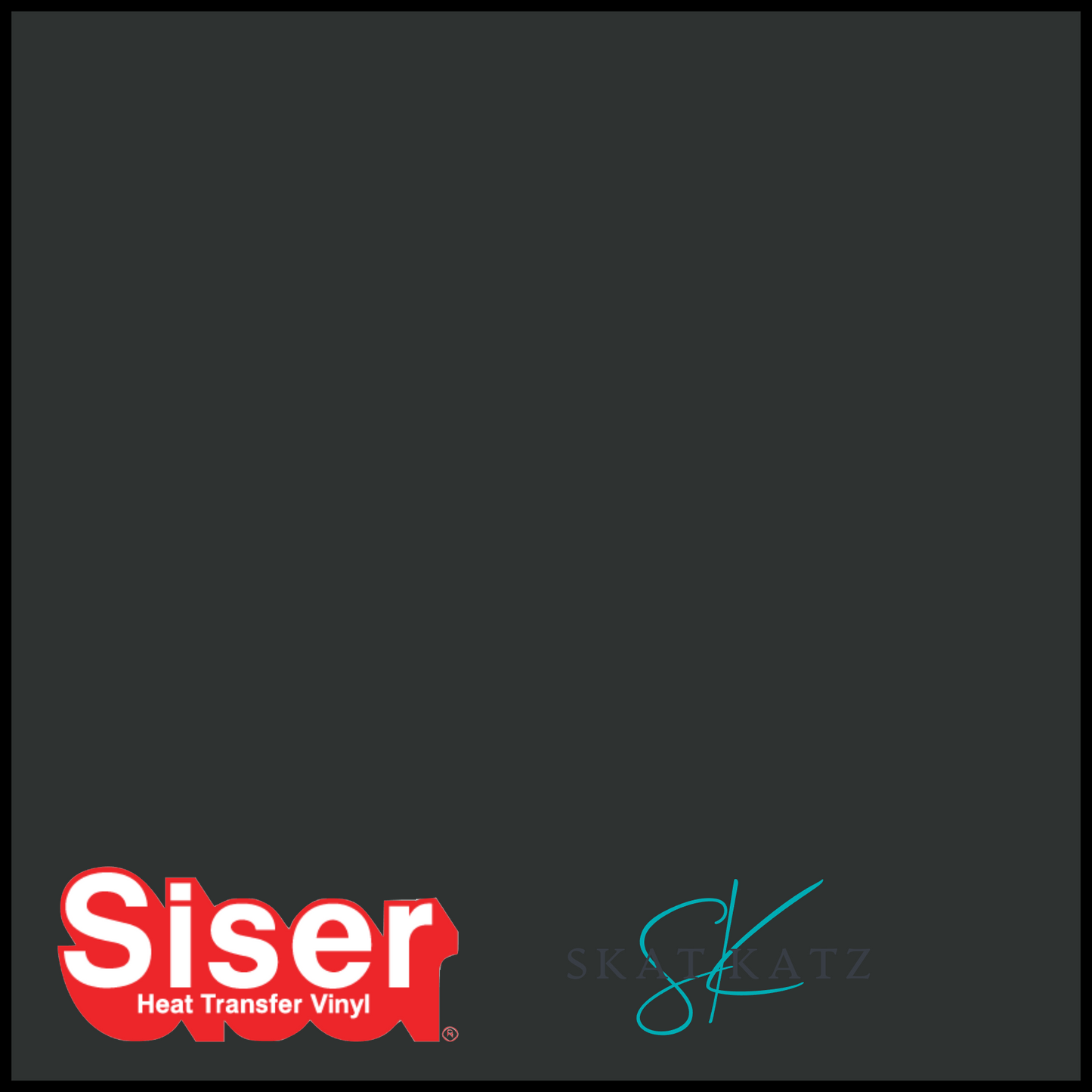 Siser EASY PUFF Heat Transfer Vinyl - Black