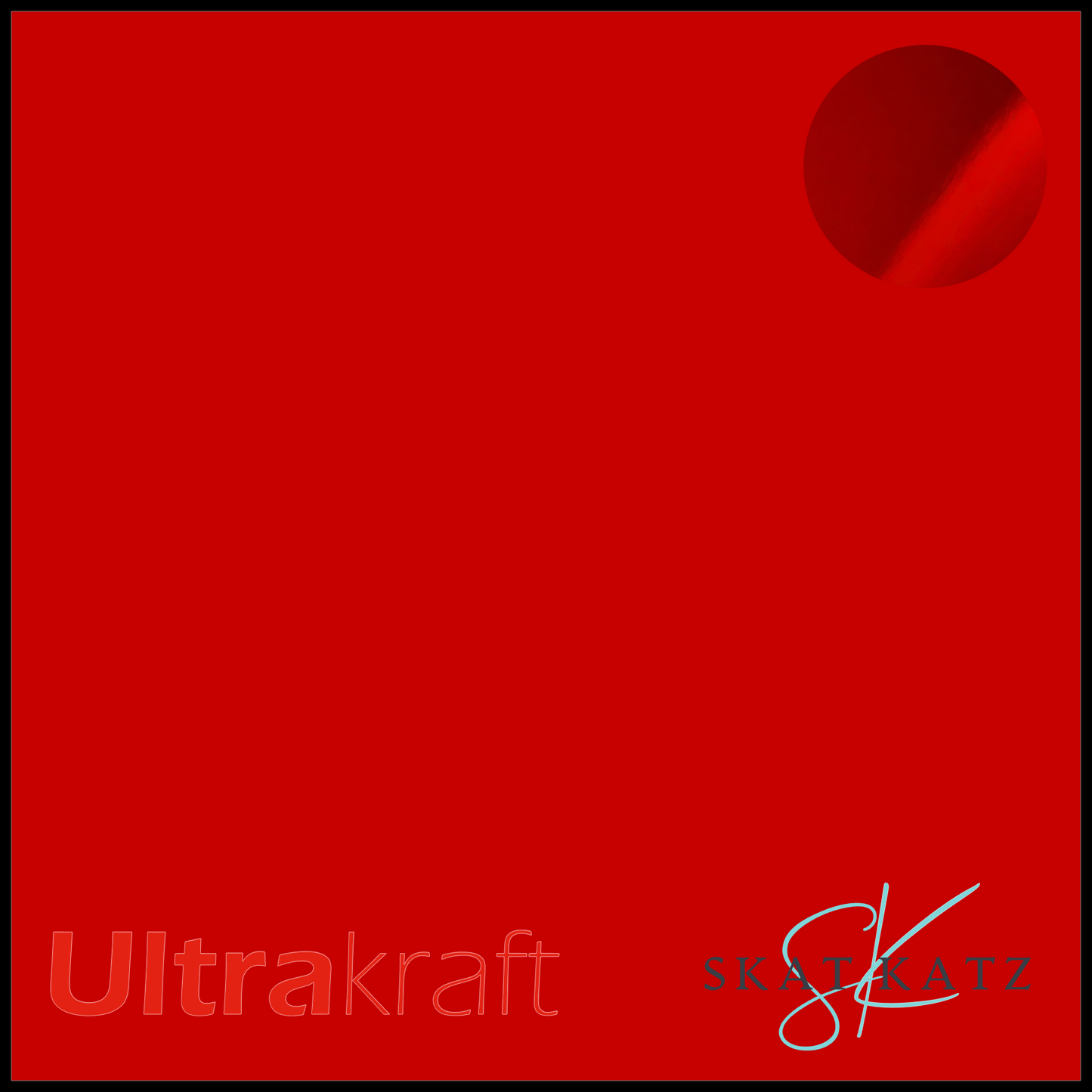 UltraKraft Premium Mirror Card 250gsm - Red