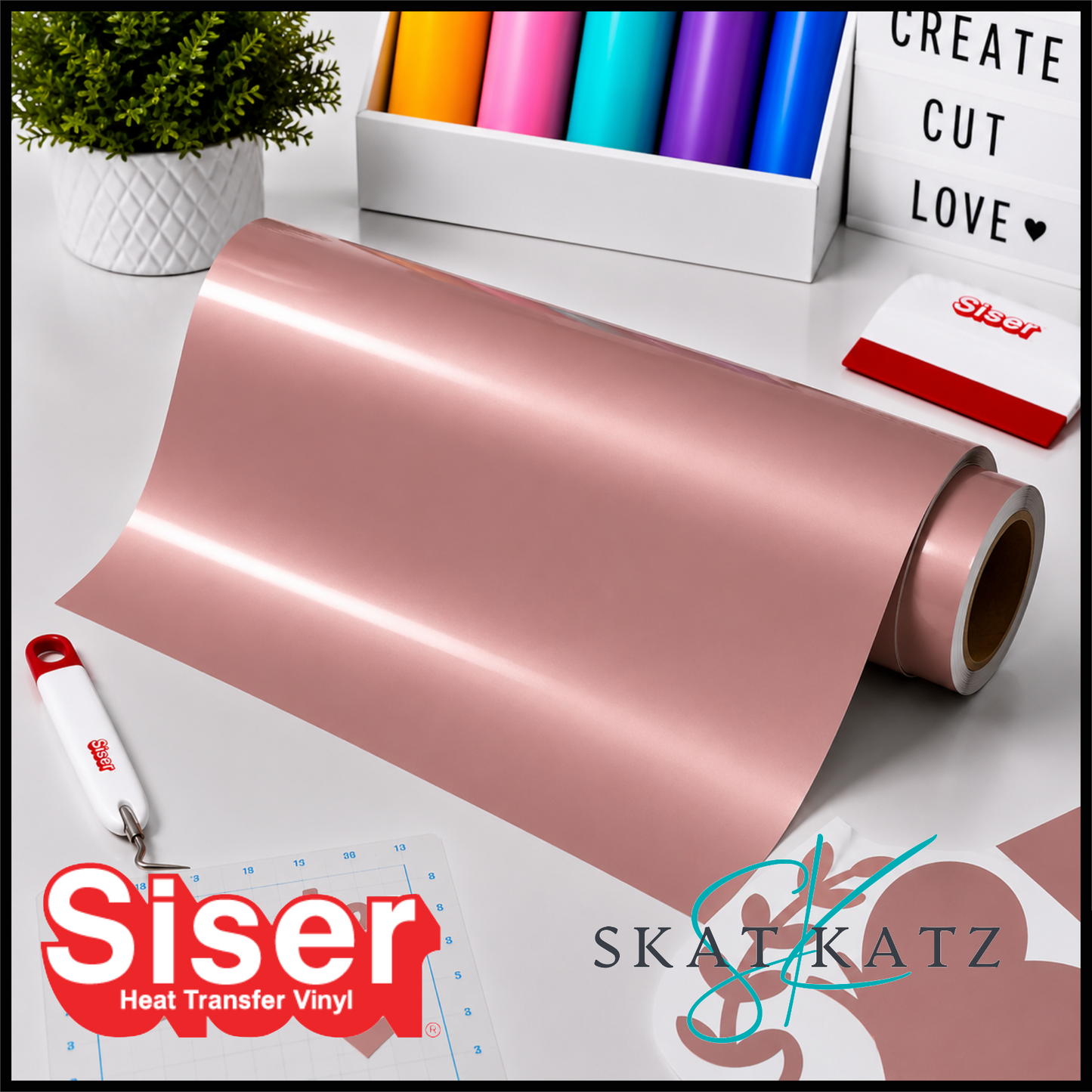 SISER®Heat Transfer Vinyl - Hi-5 ROSE GOLD
