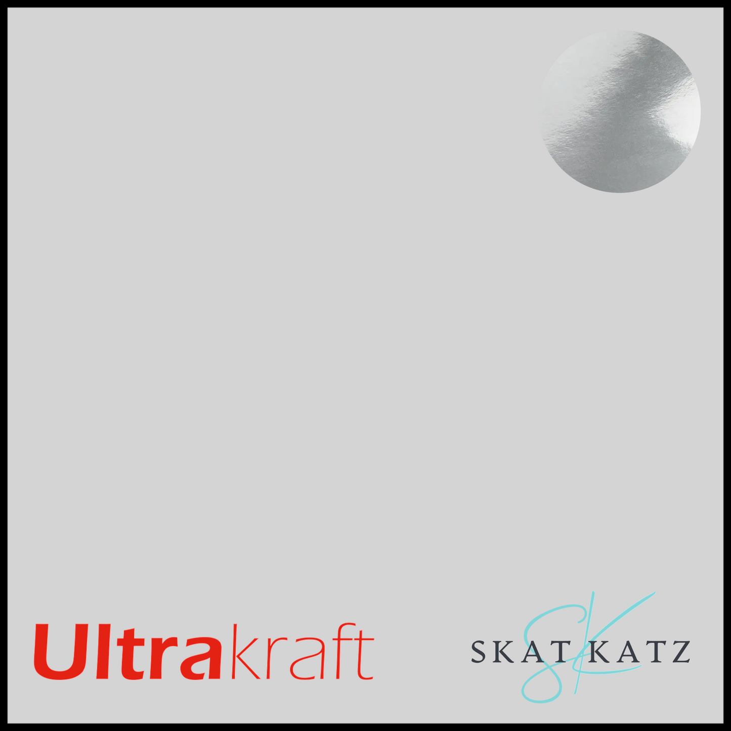 UltraKraft Premium Mirror Card 250gsm - Silver