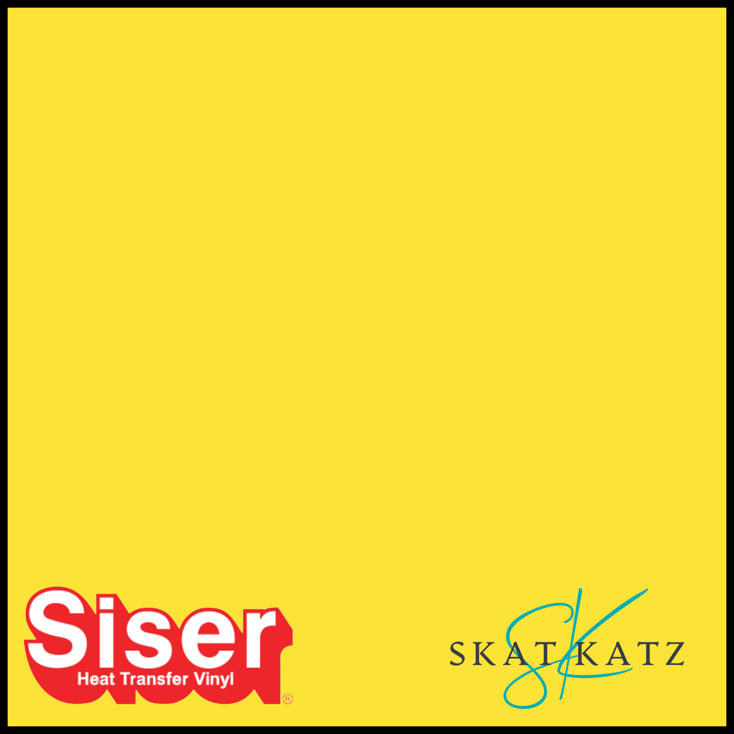 Siser PS EXTRA Heat Transfer Vinyl - Lemon