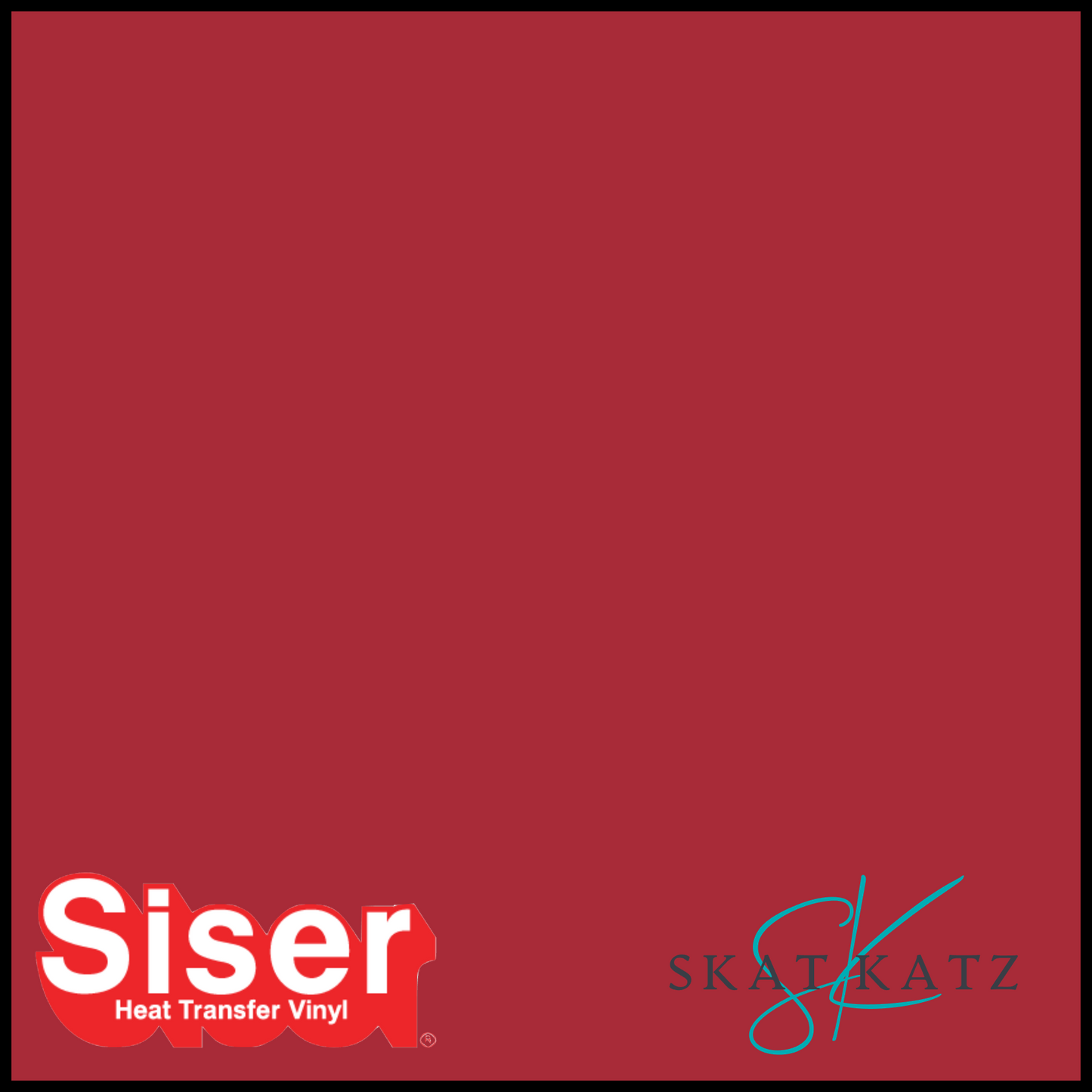Siser PS EXTRA Heat Transfer Vinyl - Red