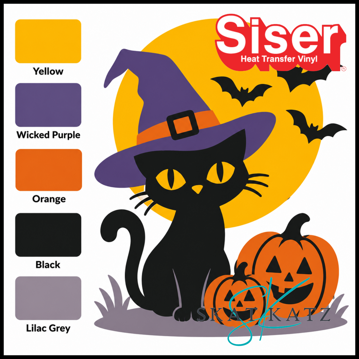 Siser Curated Colour Palette - Halloween
