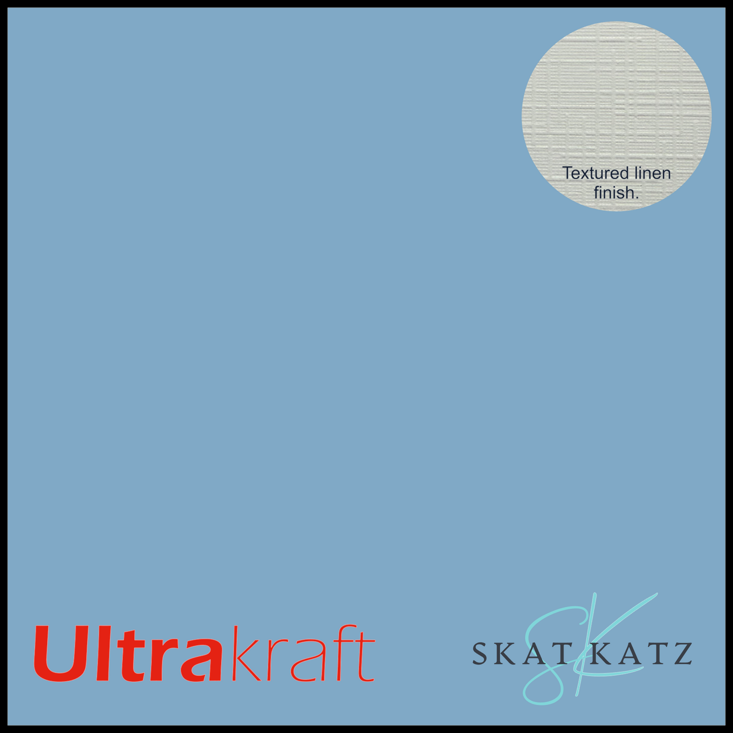 UltraKraft Premium Linen Textured Card Stock - Sky